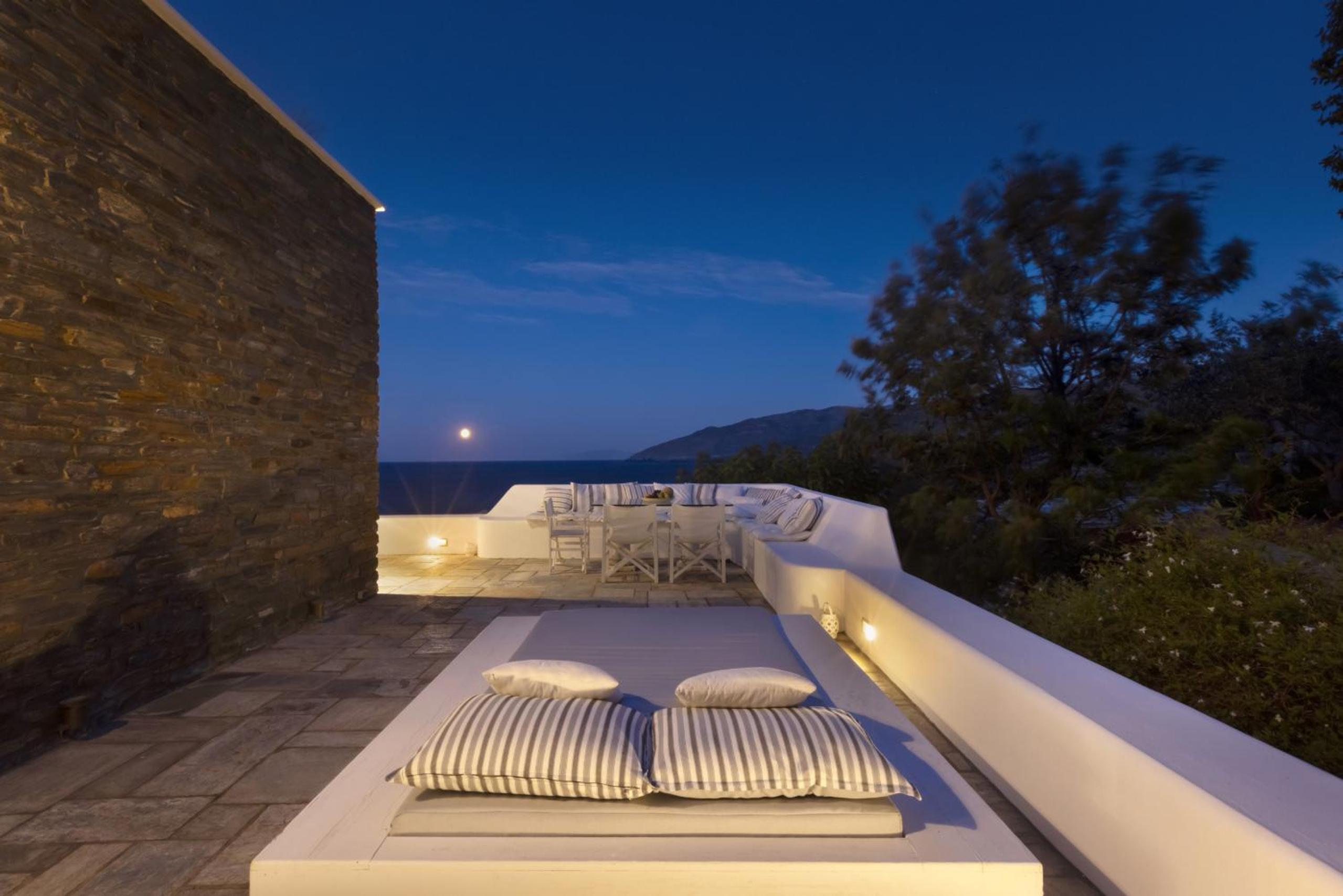 Seaside luxury villa by Andros Villas Collection view 3