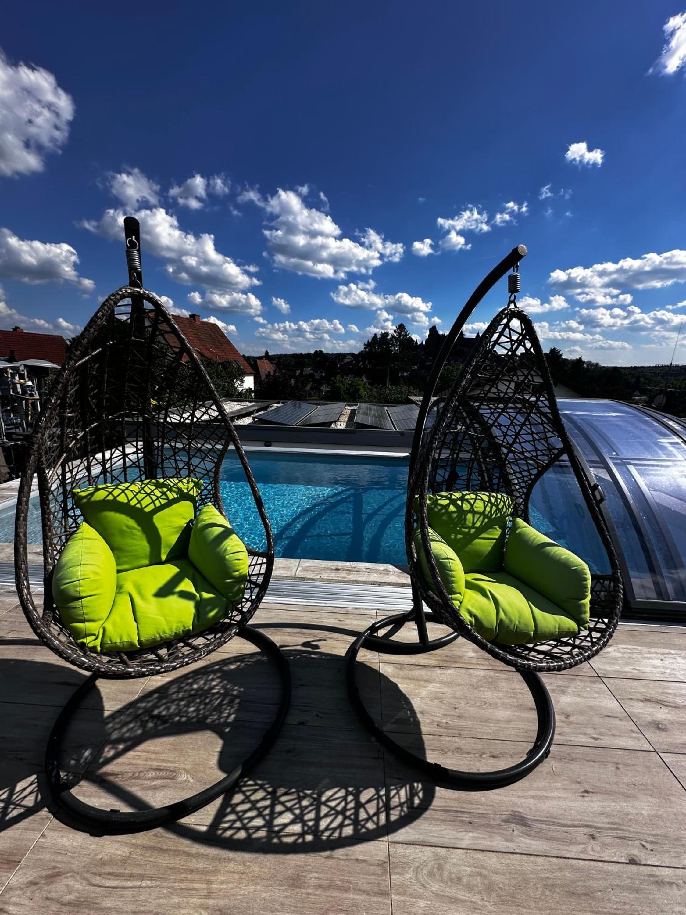 4 Sterne Ferienwohnung Schlossblick Sauna Pool Whirlpool pri
