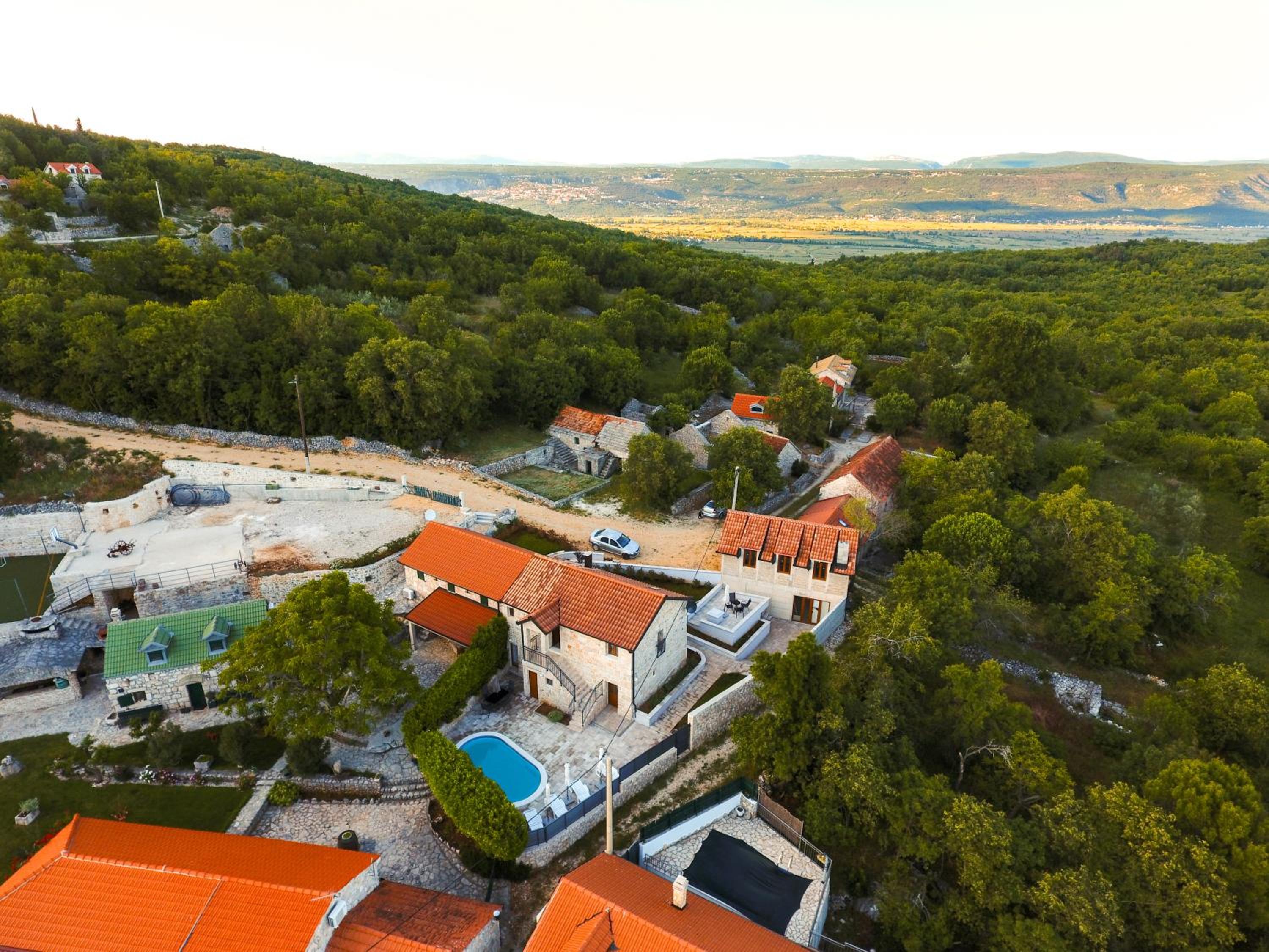 Romantic Stone House with a pool