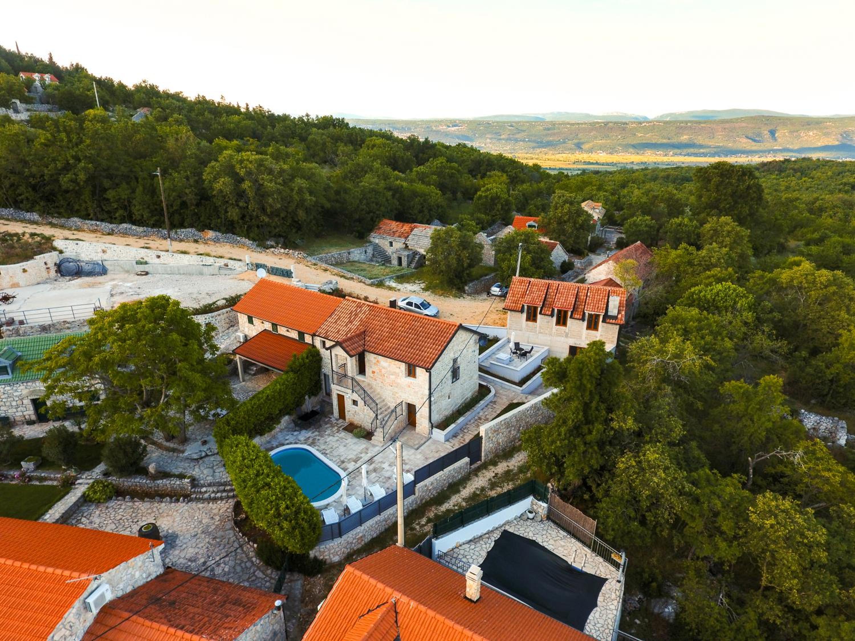 Romantic Stone House with a pool