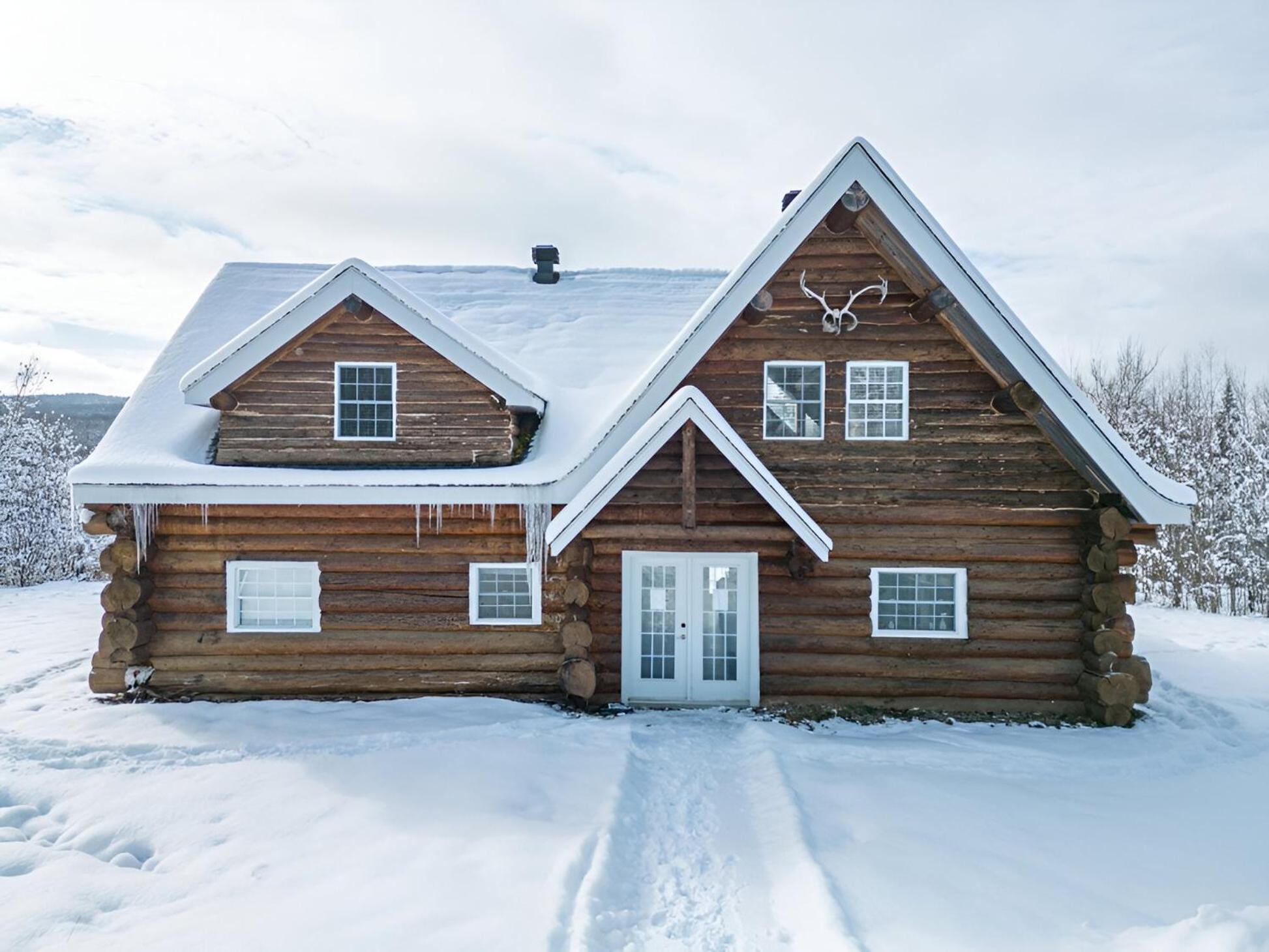 Chalet en bois rond des Perséides