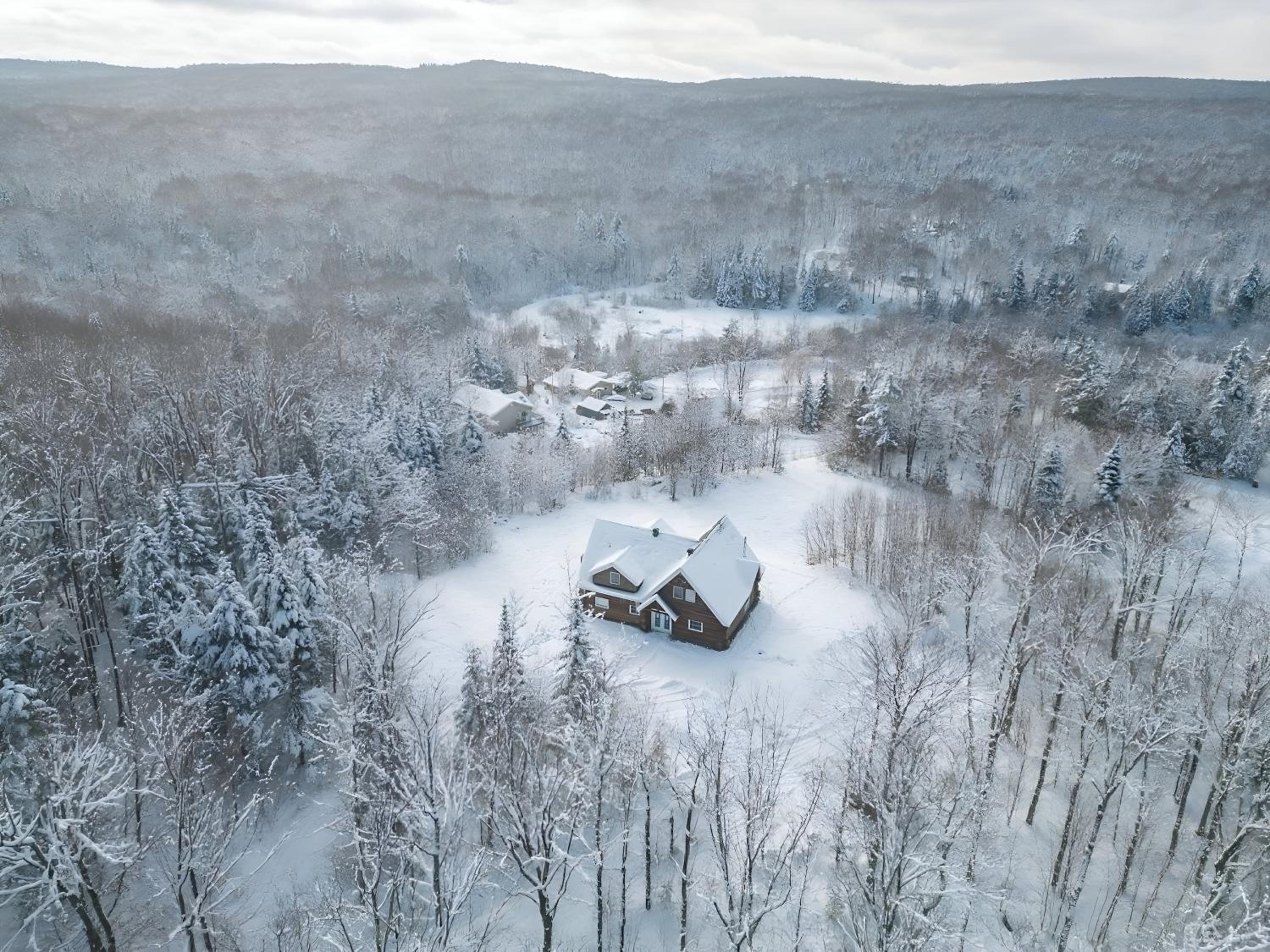 Chalet en bois rond des Perséides