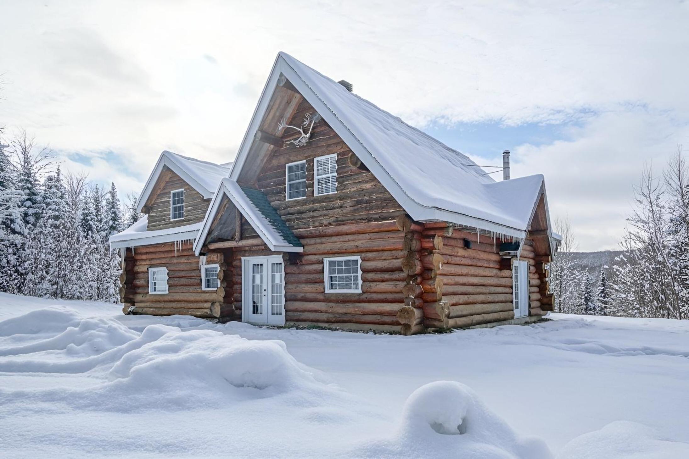 Chalet en bois rond des Perséides