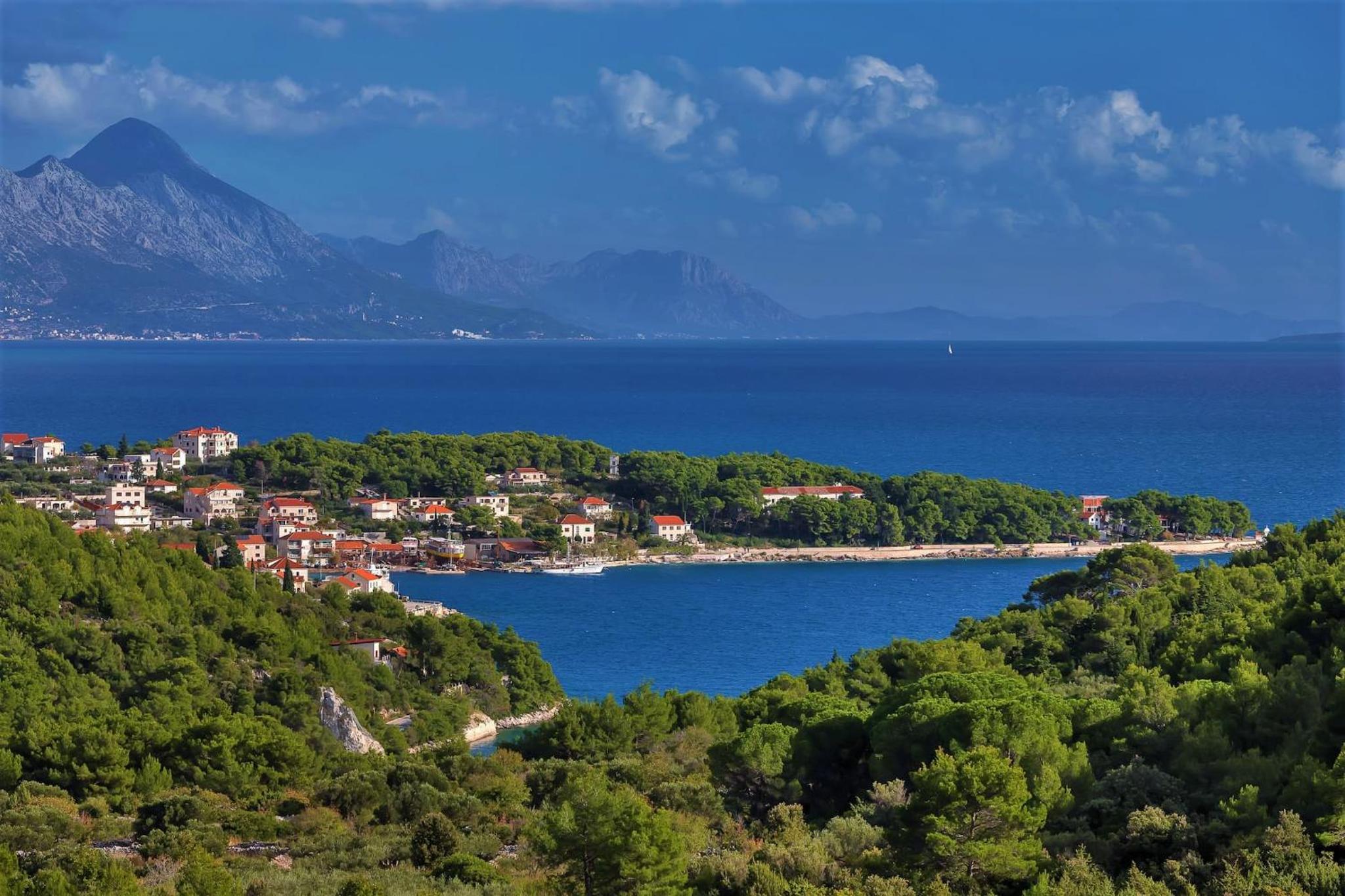 Villa Lokanjac with pool and panoramic sea view view 3