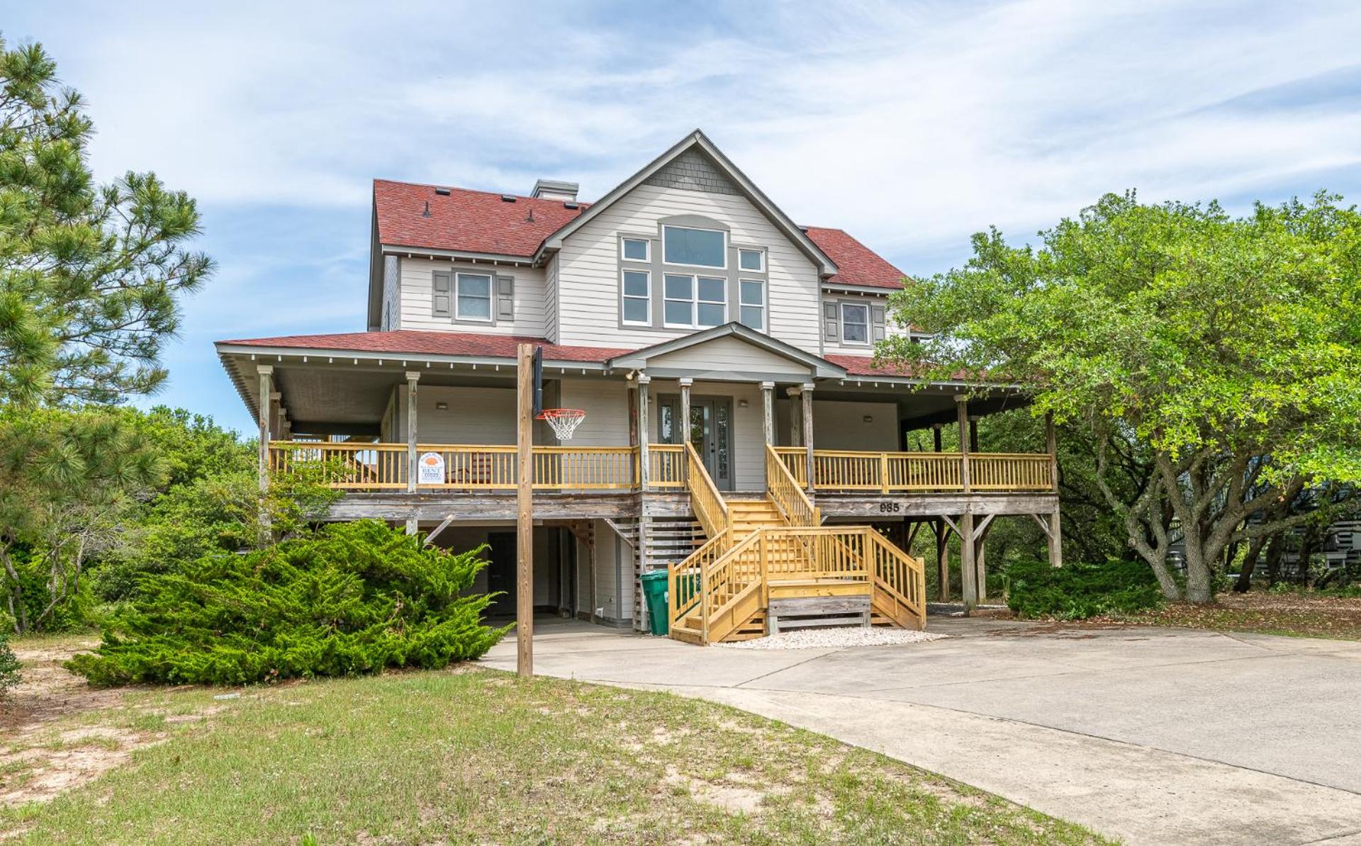 Rookery - Corolla, Whalehead, 395 Yds to Beach, Ocean View, Pool, Hot Tub, Pets OK, Flex Stays