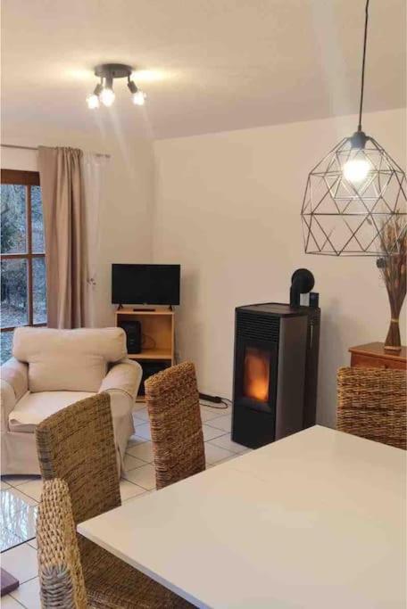 Bungalow mit Kamin zum wohlfühlen