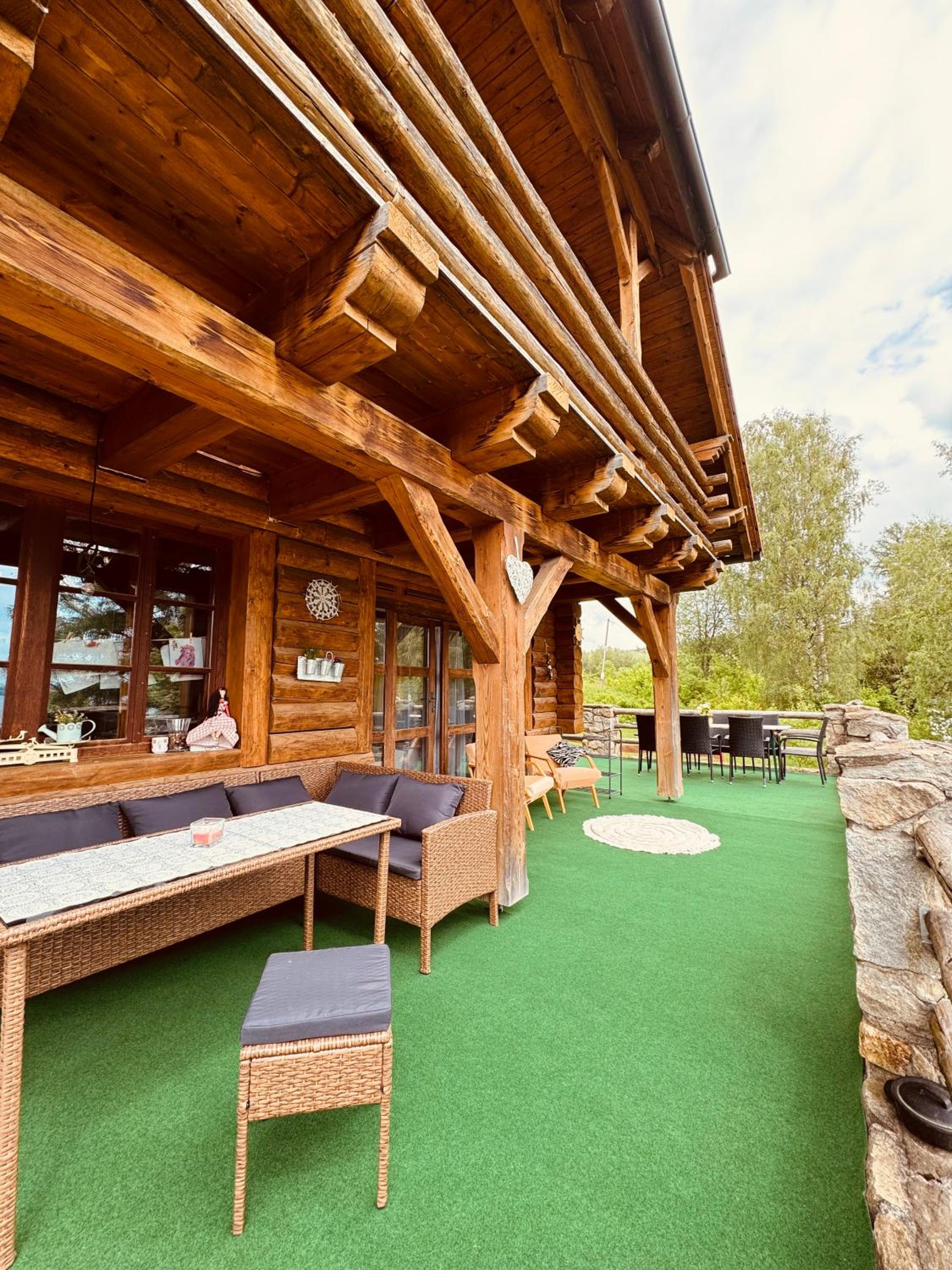 Apartmány Srub Jenišov view 2