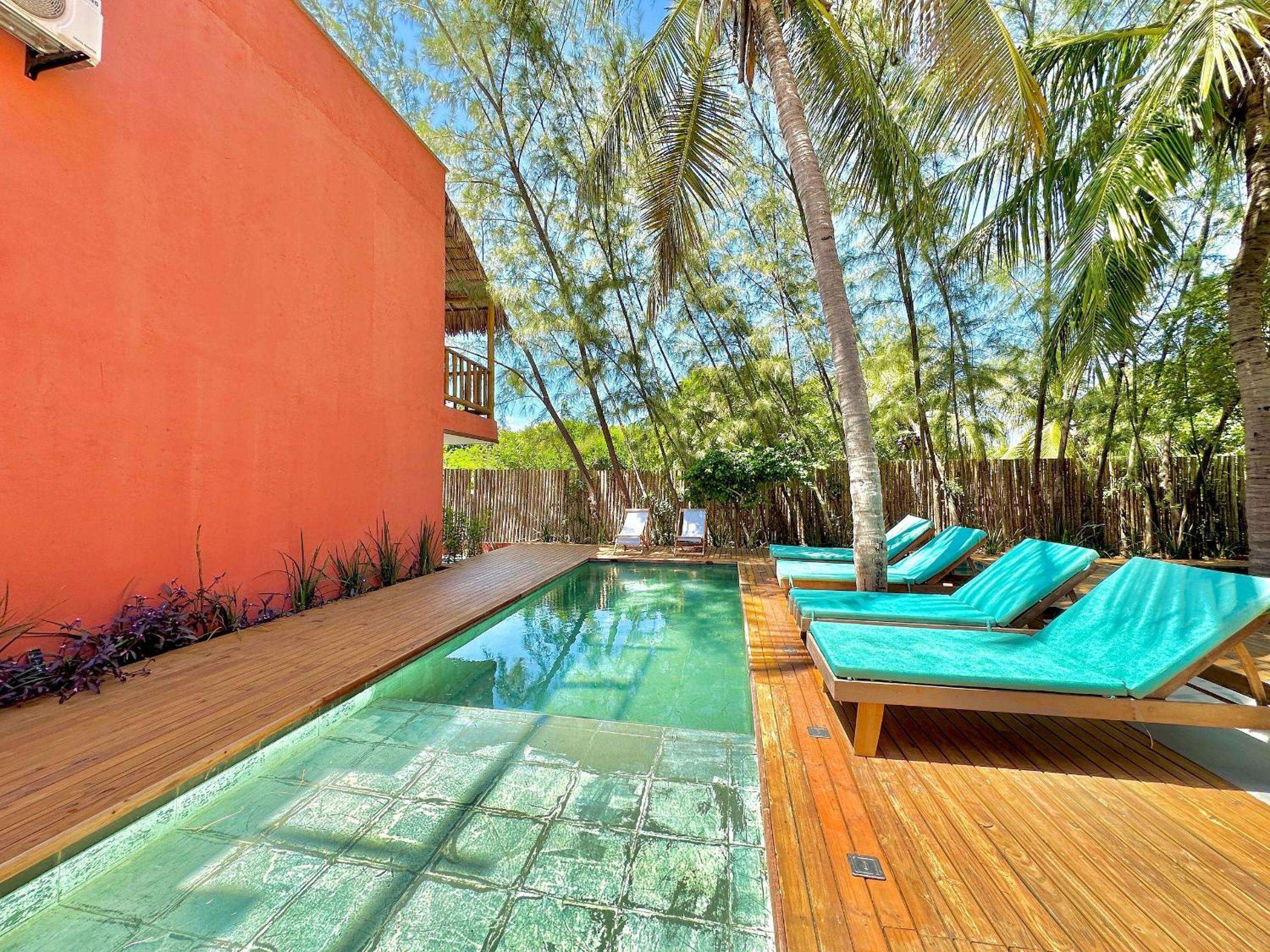Casa do Pier, bangalôs em Fortim c/ Café da Manhã