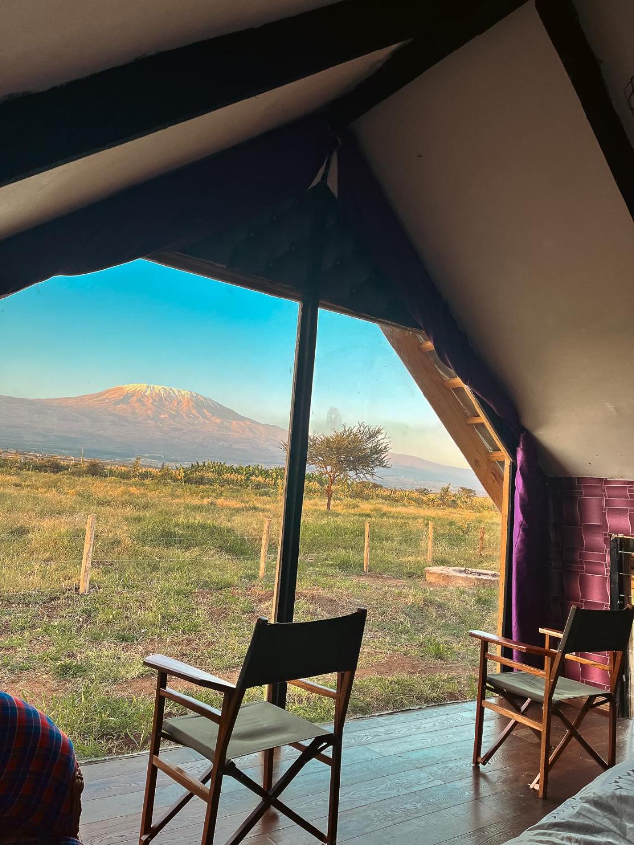 Amboseli Glass Cabin