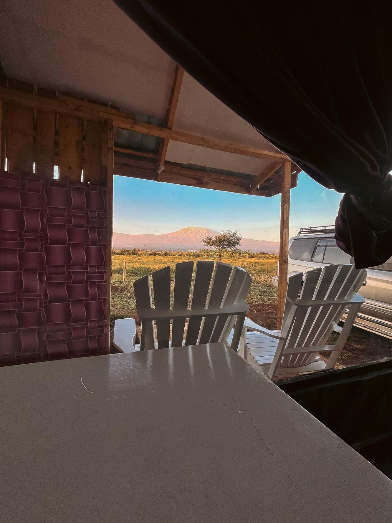 Amboseli Glass Cabin