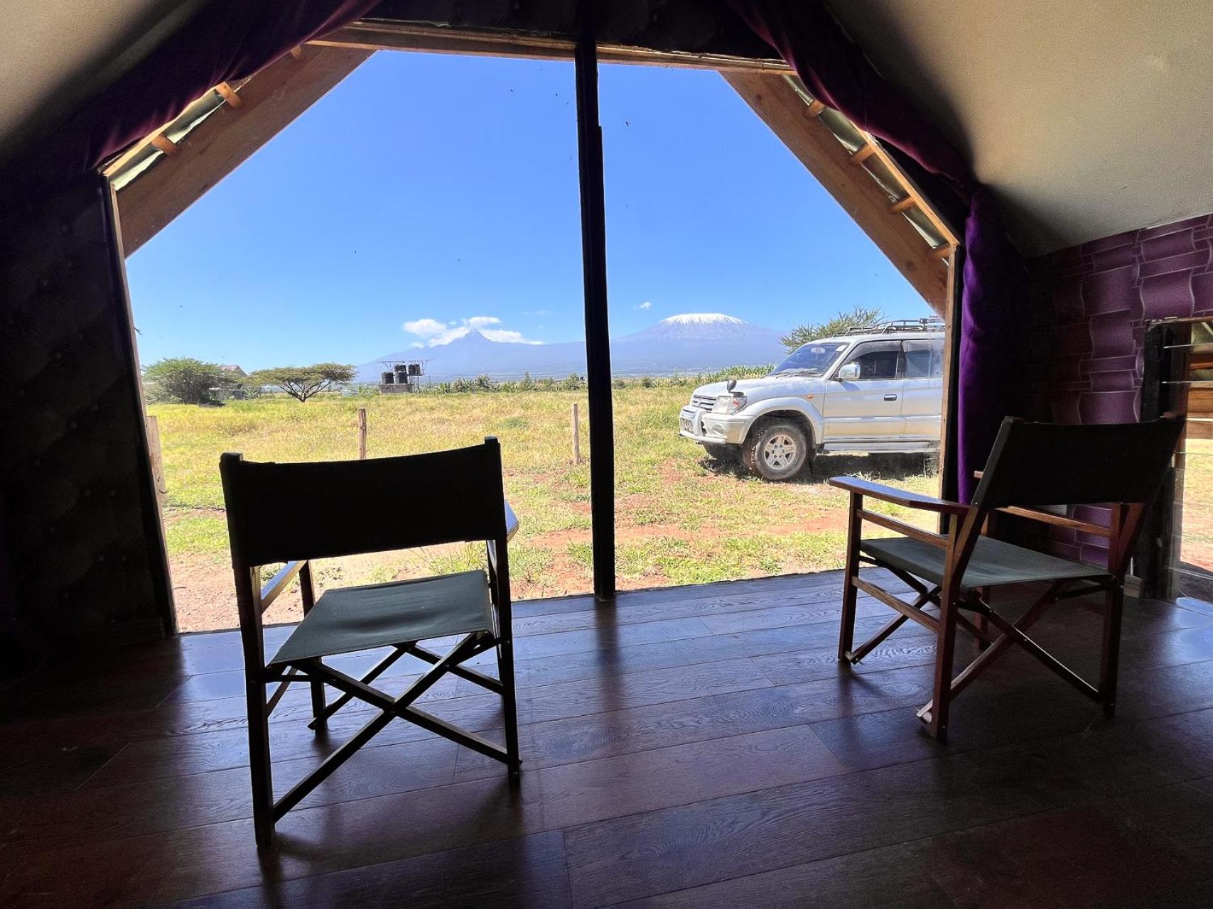 Amboseli Glass Cabin