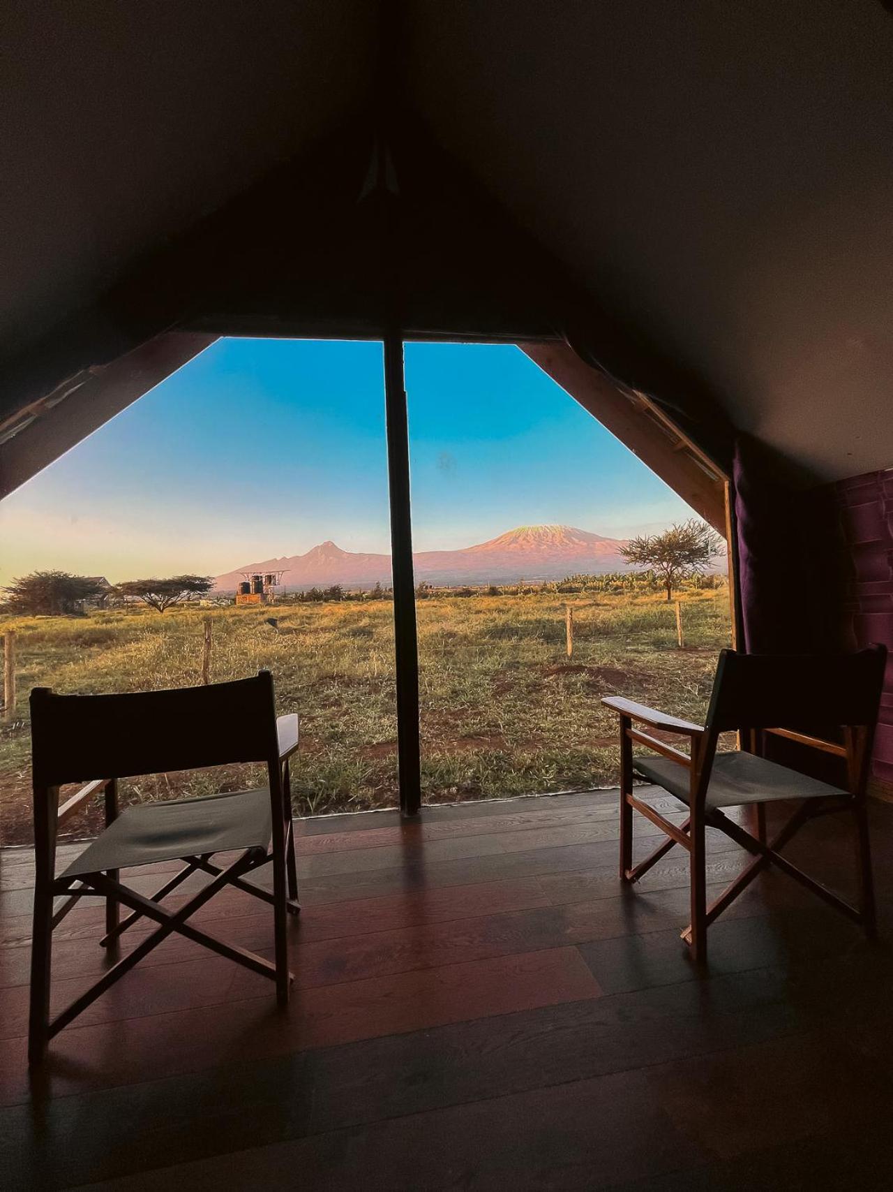 Amboseli Glass Cabin
