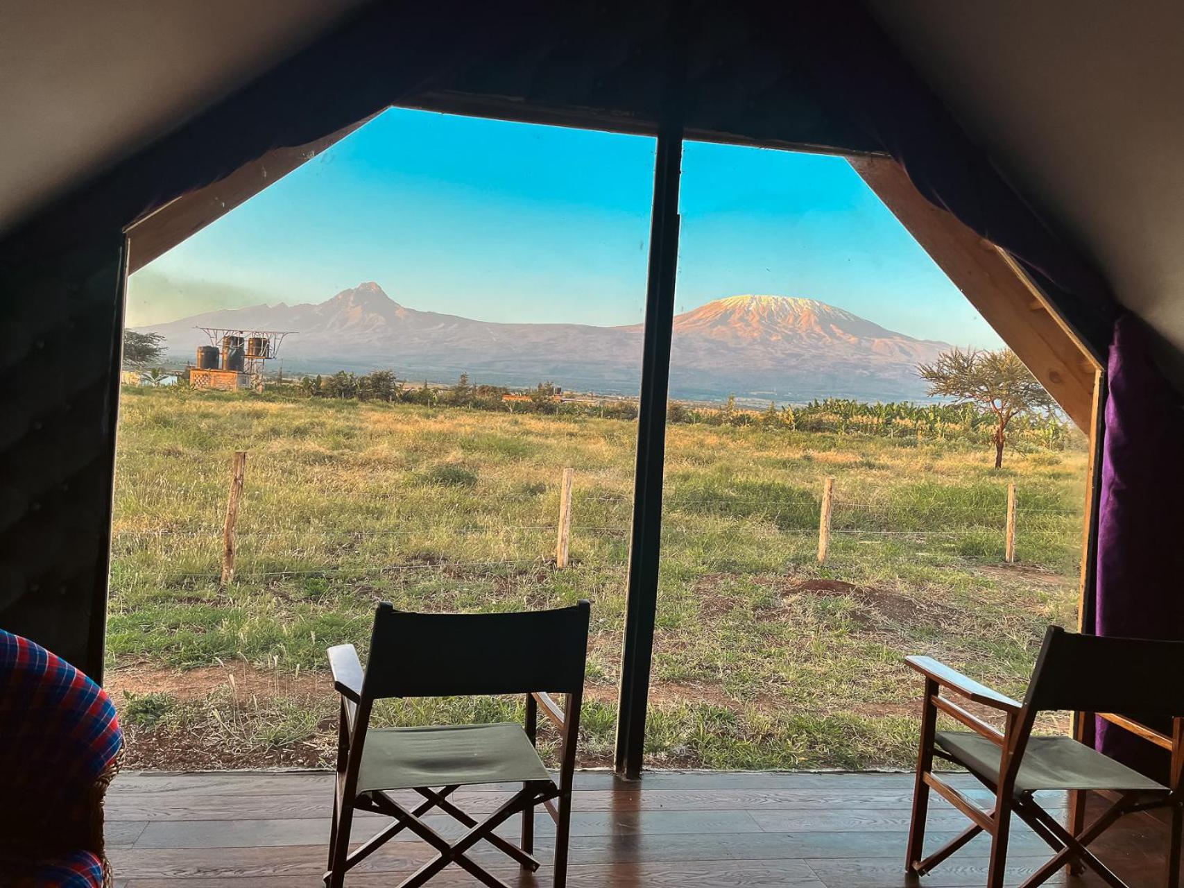 Amboseli Glass Cabin