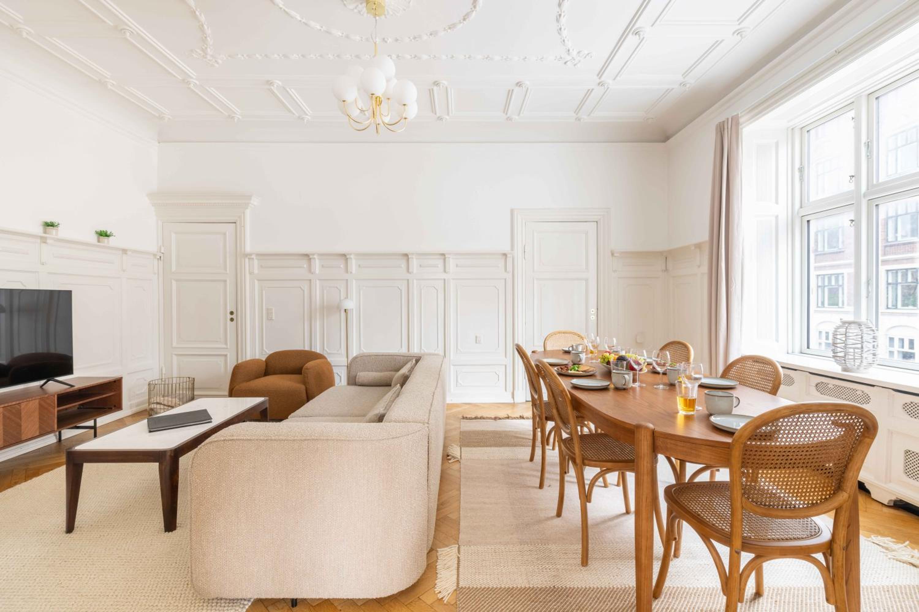 Large Flats in Central Copenhagen by Tivoli Gardens