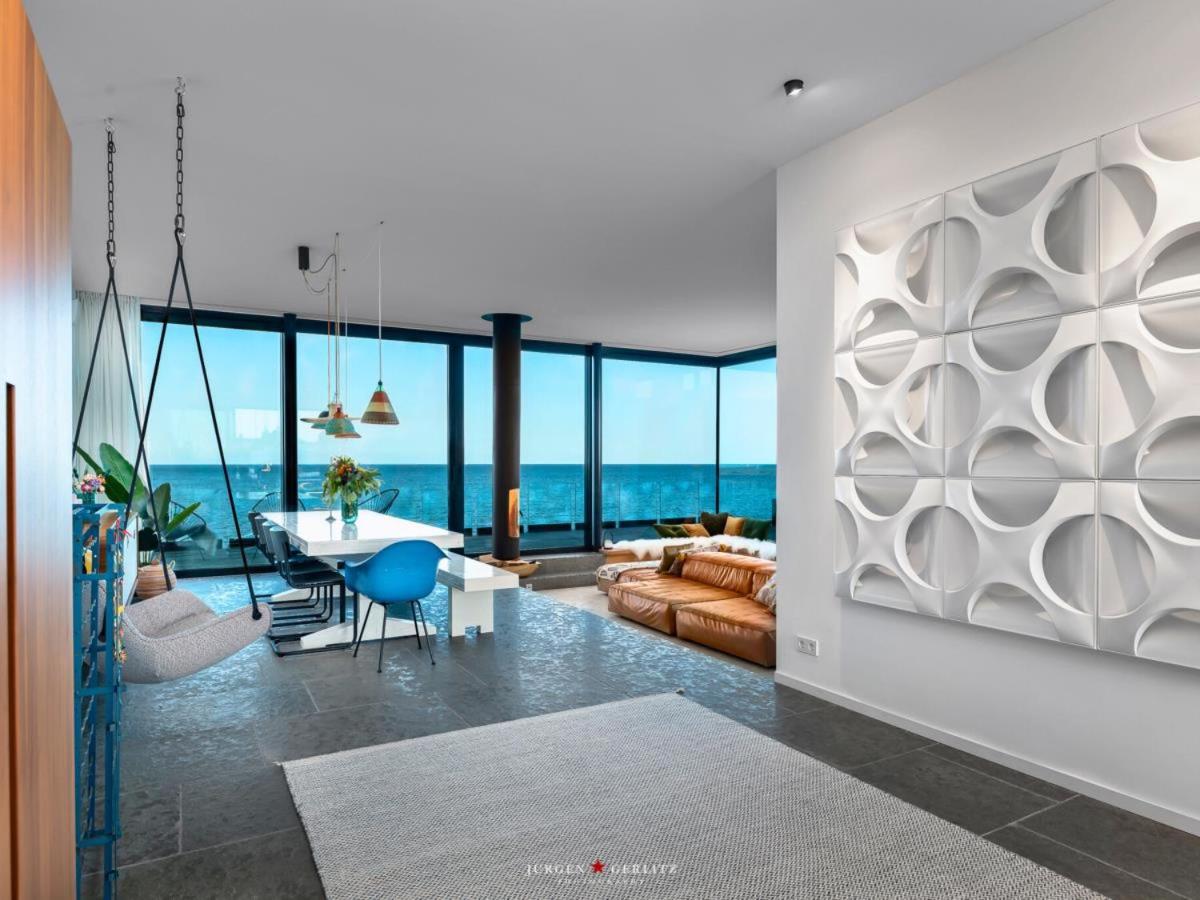 Designer Strandvilla Auf der Ostsee - mit freiem Meerblick und Dachterrasse