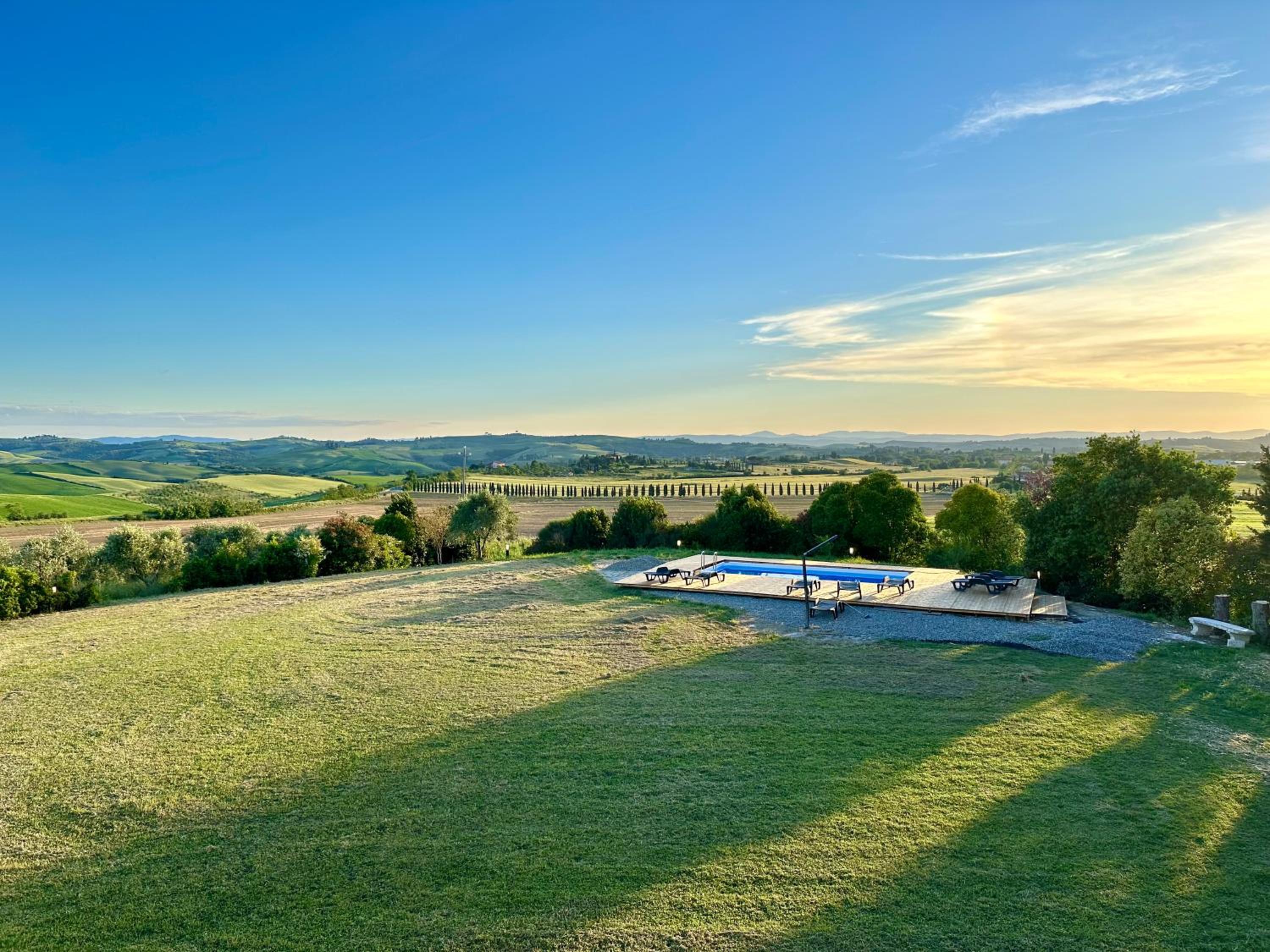 Podere Viepri - Villa in esclusiva nei Colli Senesi con Vasca idromassaggio view 2