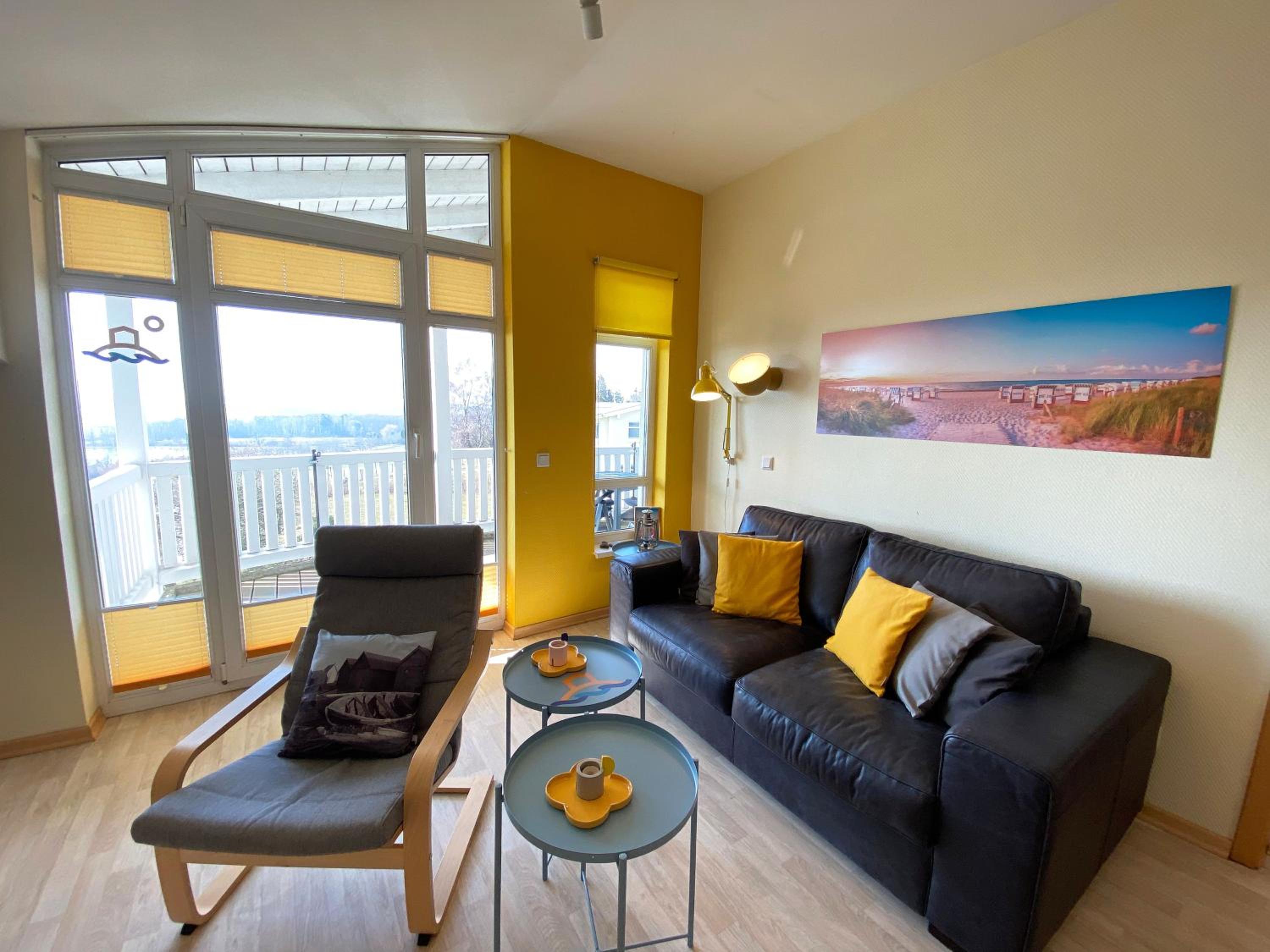 Haus Rügenscher Bodden Whg 8 und Whg 9 mit Meerblick