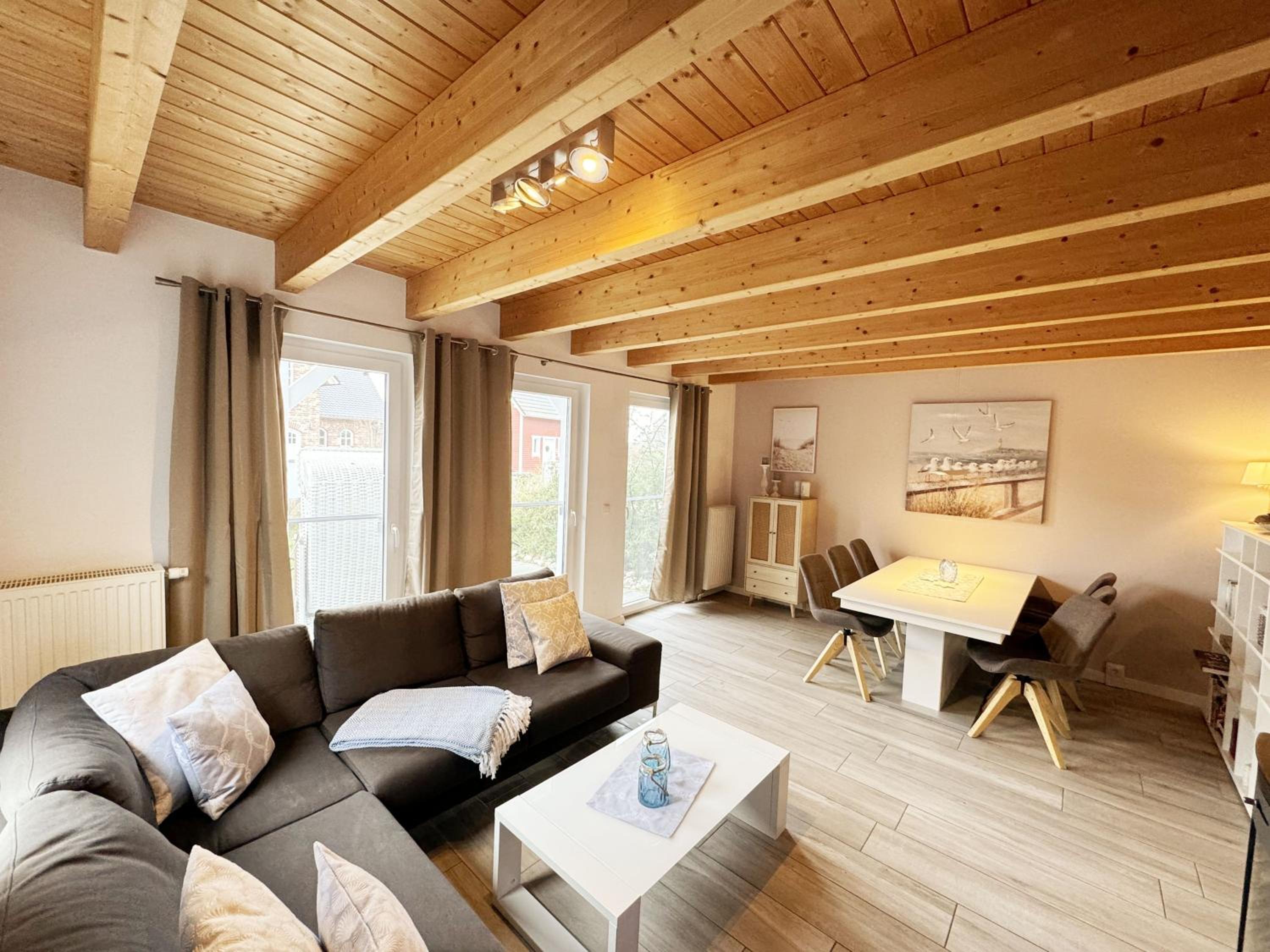 Ferienhaus Ilsebill mit Sauna, Kamin & Hafenblick