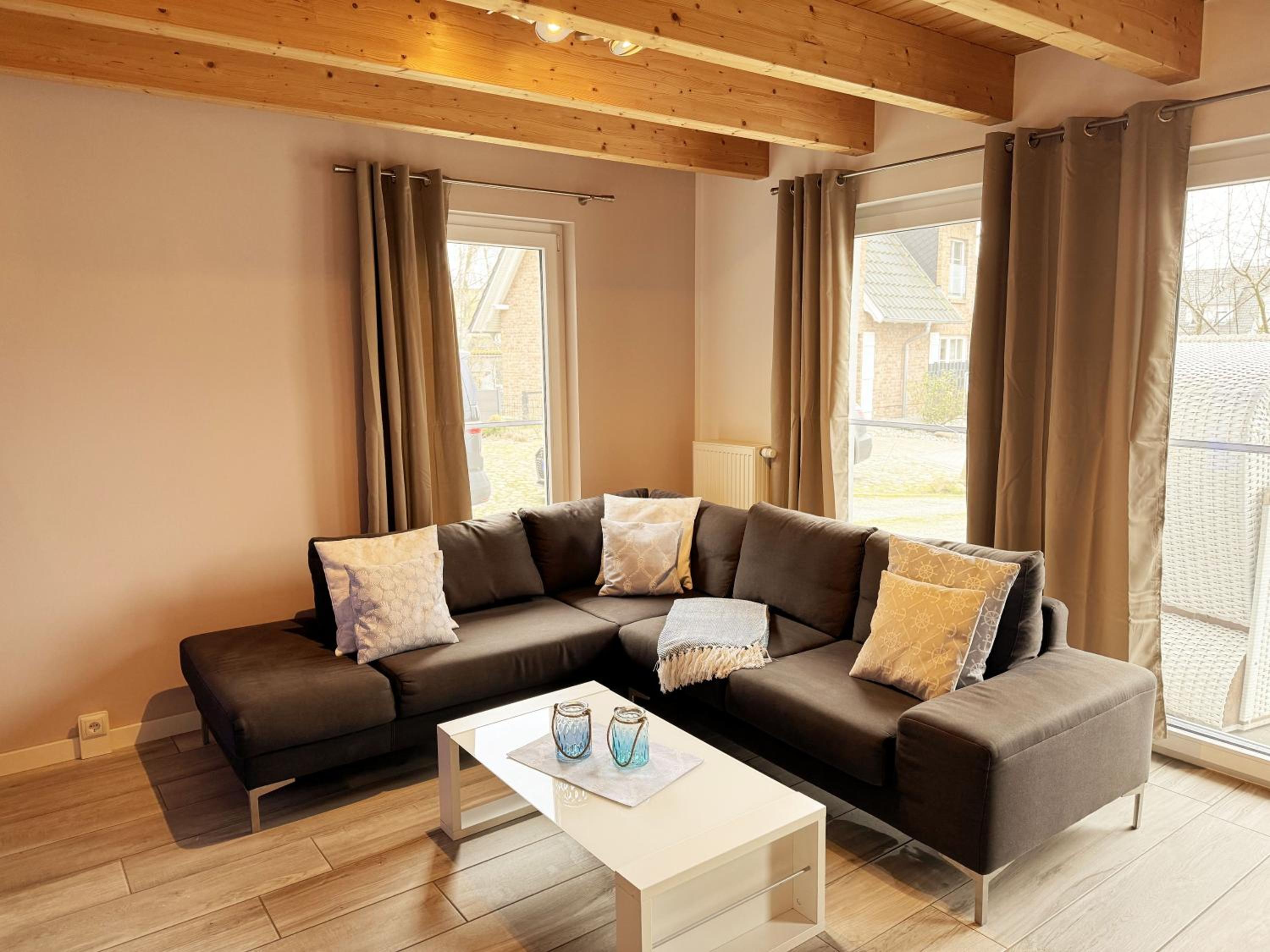 Ferienhaus Ilsebill mit Sauna, Kamin & Hafenblick