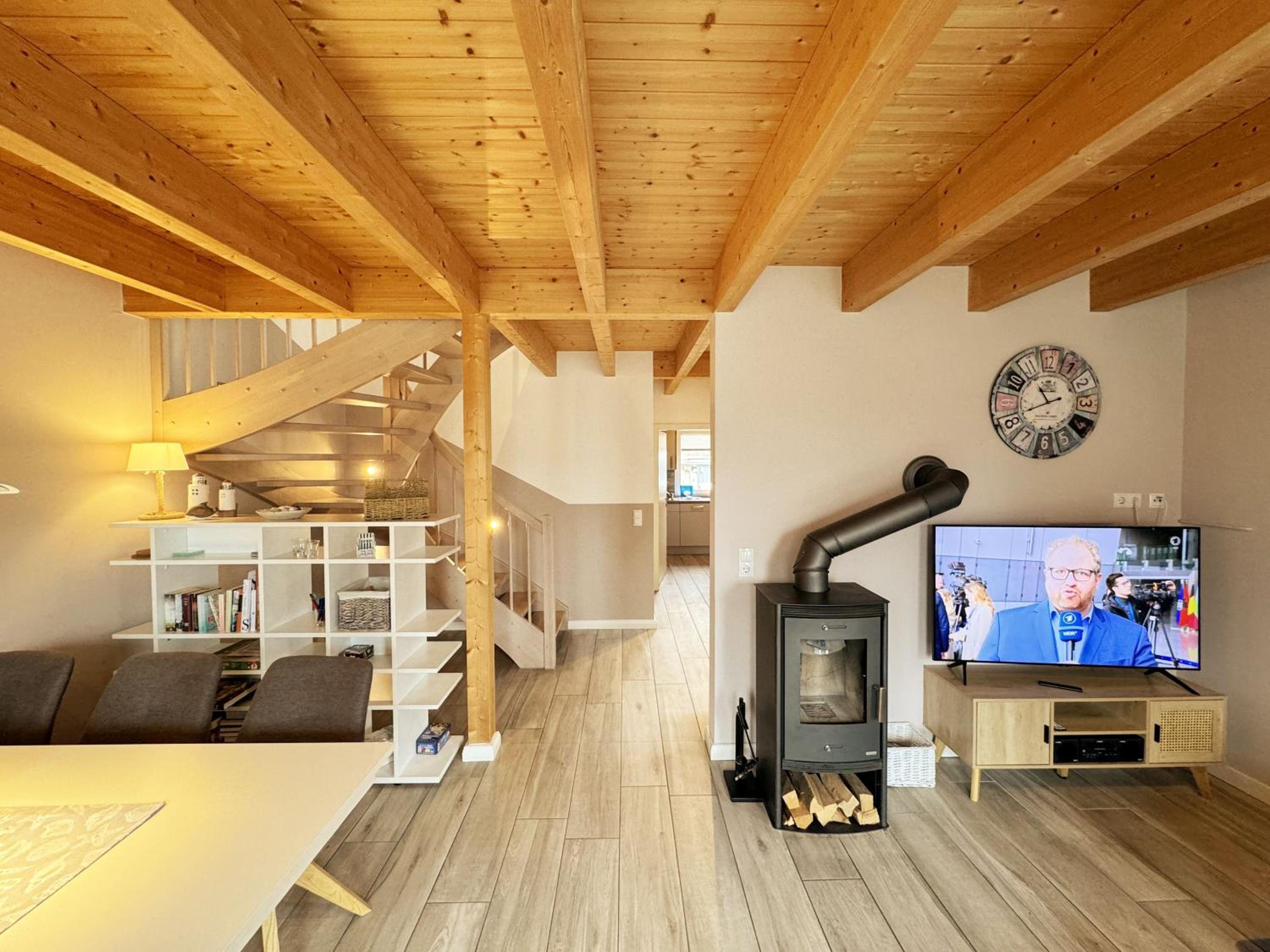 Ferienhaus Ilsebill mit Sauna, Kamin & Hafenblick