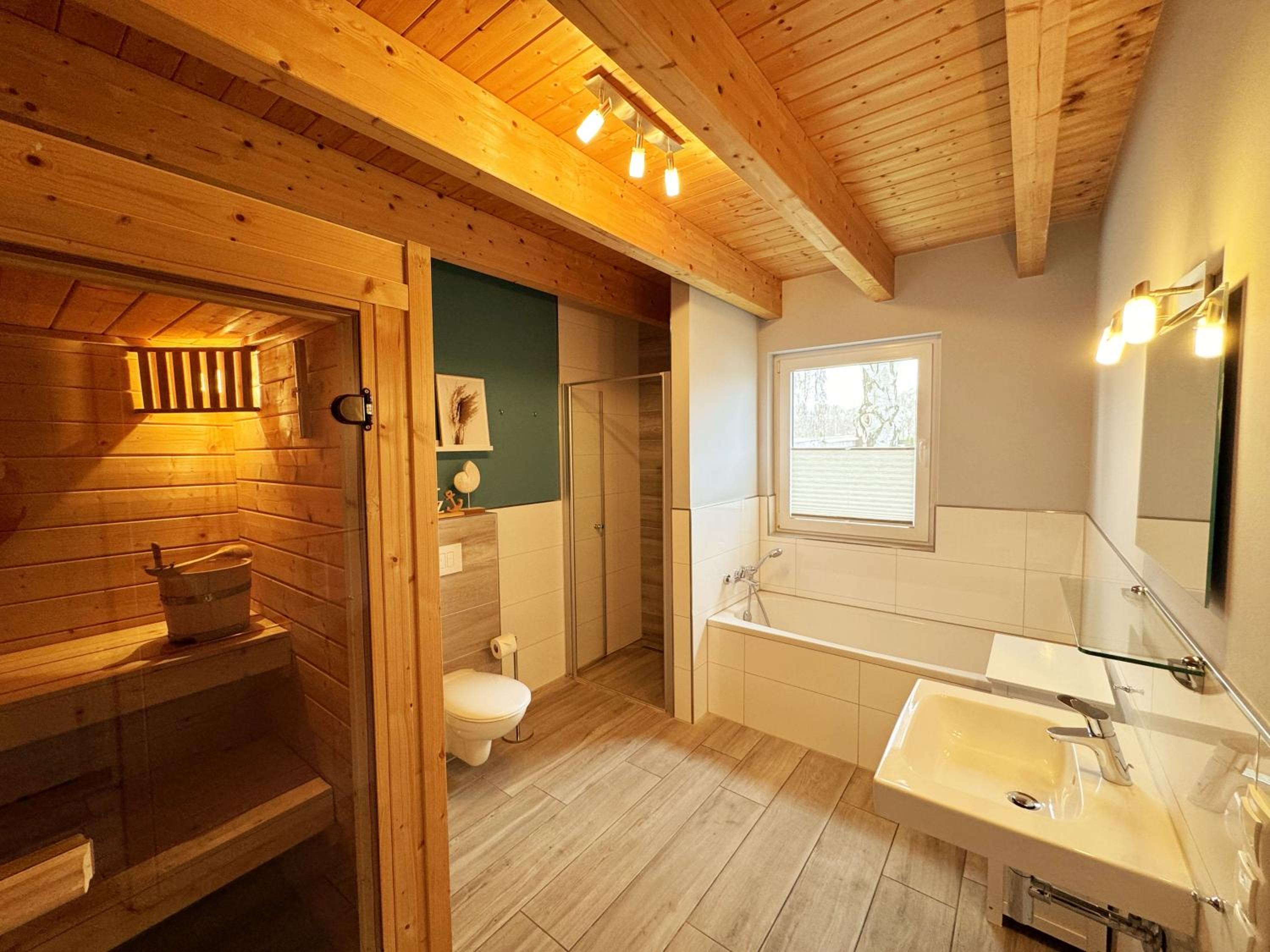 Ferienhaus Ilsebill mit Sauna, Kamin & Hafenblick