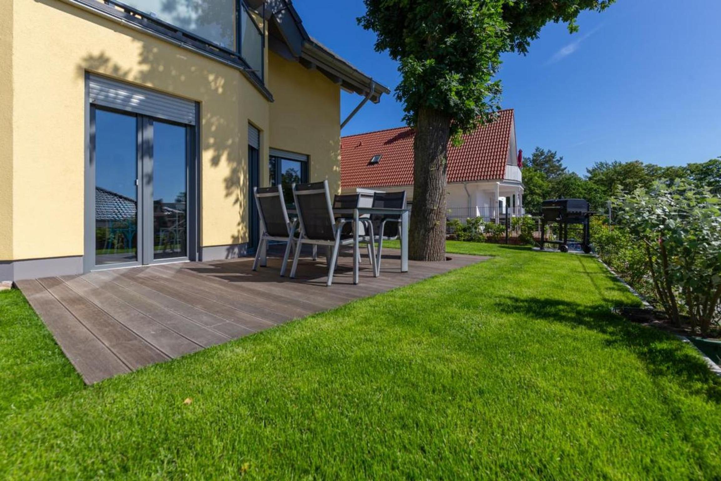 Fewo Südstrand mit Terrasse, Kamin und Sauna