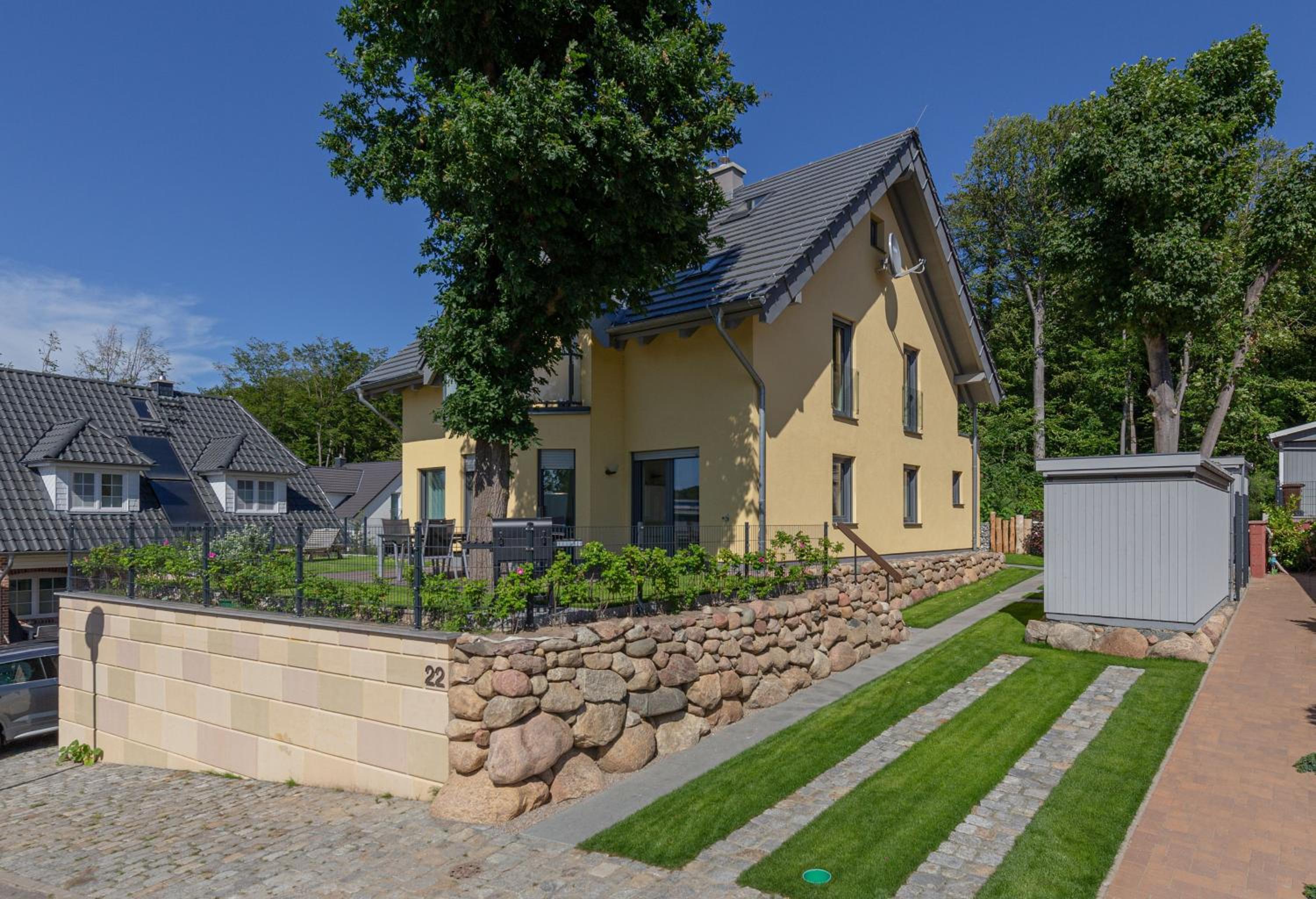 Fewo Südstrand mit Terrasse, Kamin und Sauna