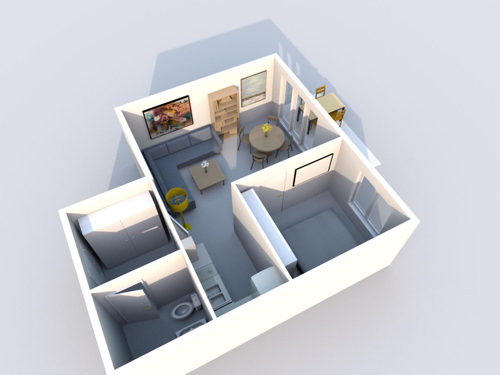 Ferienwohnung Strandläufer Whg 03 mit Terrasse