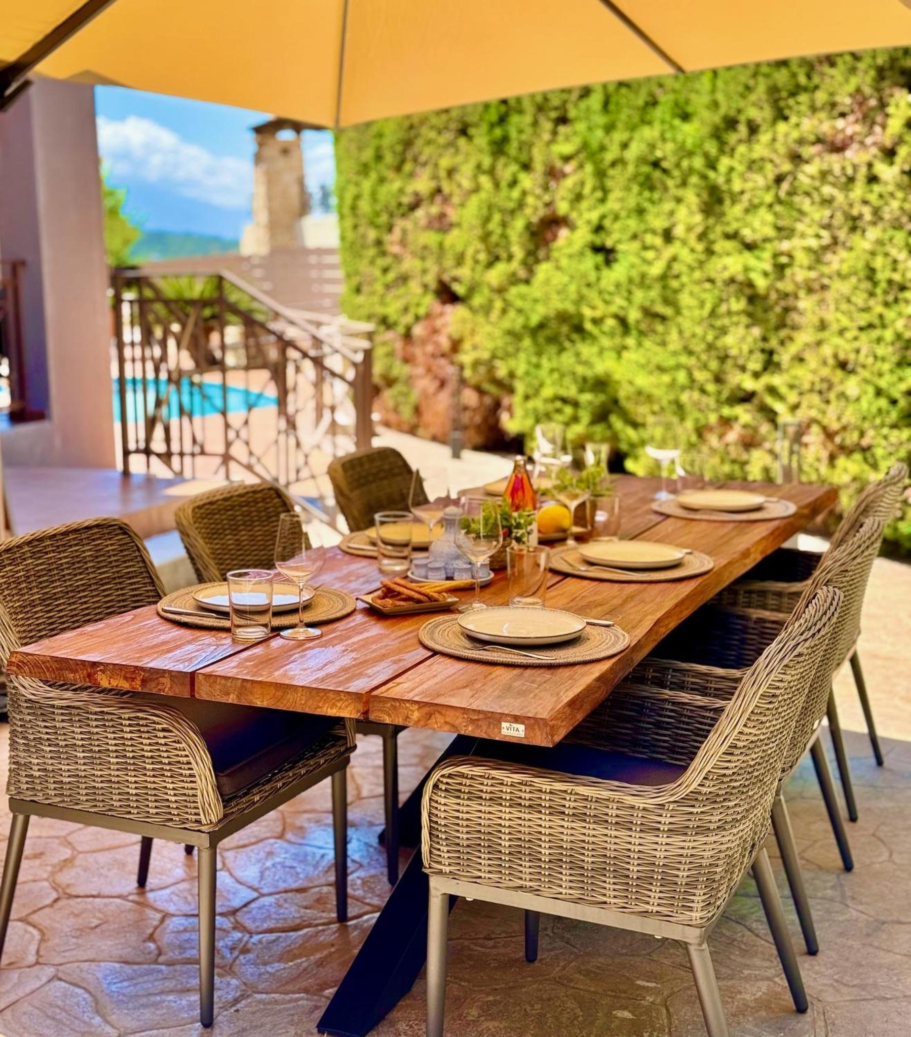 Villa Los Pacos - luxury 3-bed villa near Rethymno with spectacular sea view view 4