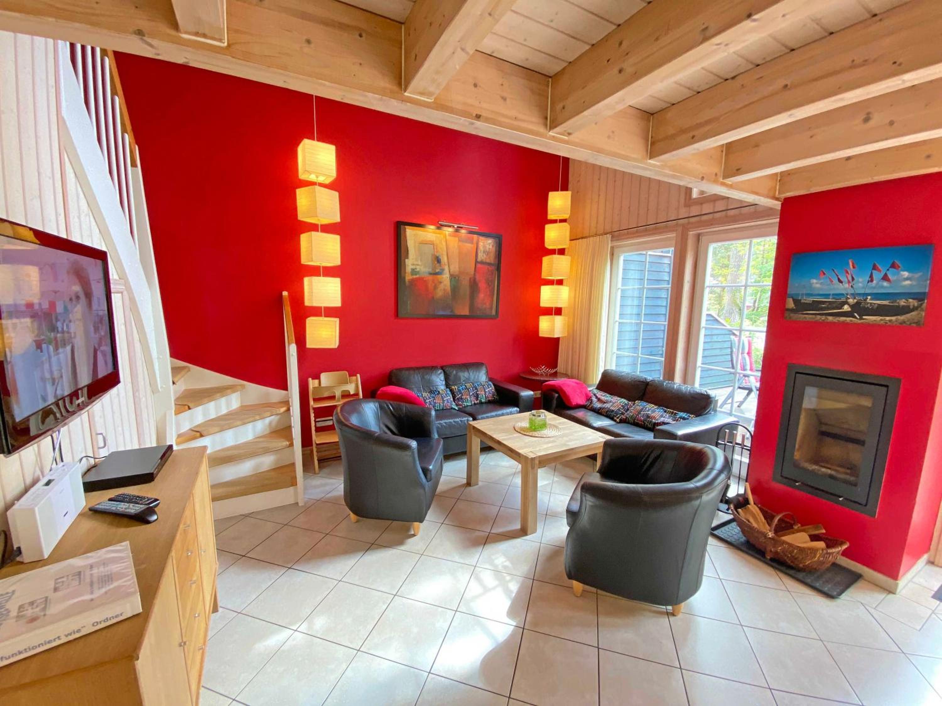 Strandhaus Ostseewelle mit Terrasse