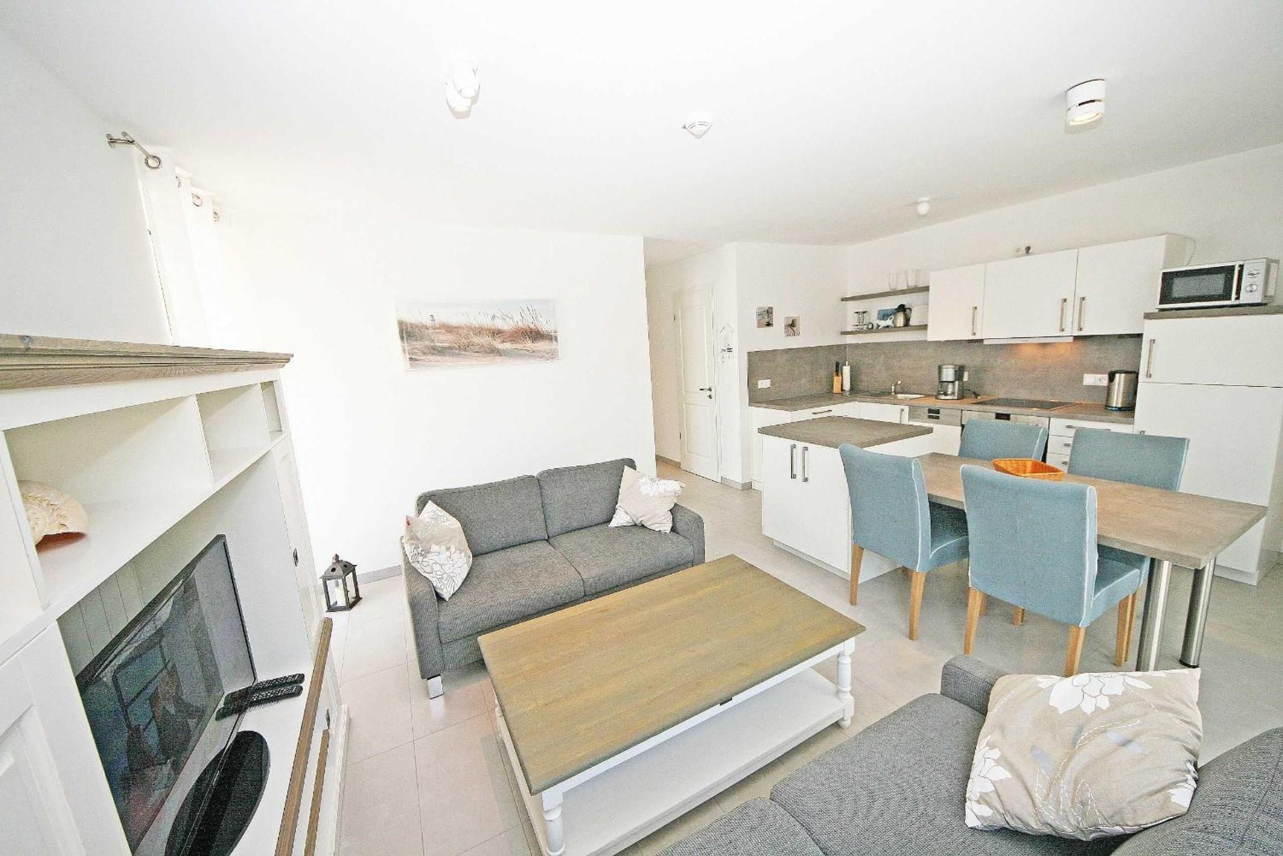 Haus Meeresblick - Ferienwohnung C 001 Dünenblick mit Terrasse