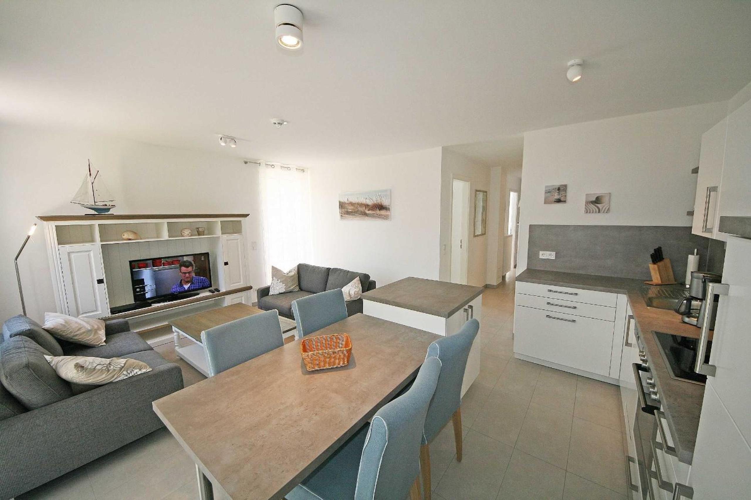 Haus Meeresblick - Ferienwohnung C 001 Dünenblick mit Terrasse