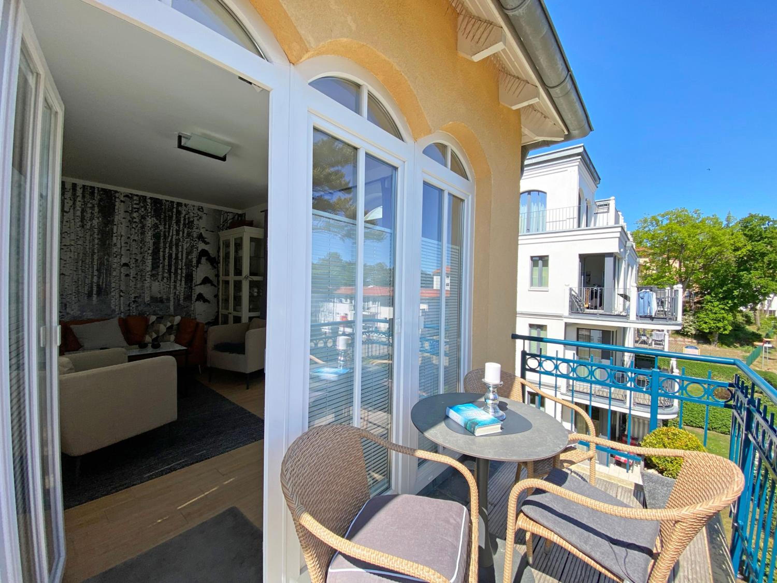 Kurparkresidenz Baabe Whg 15 mit Balkon