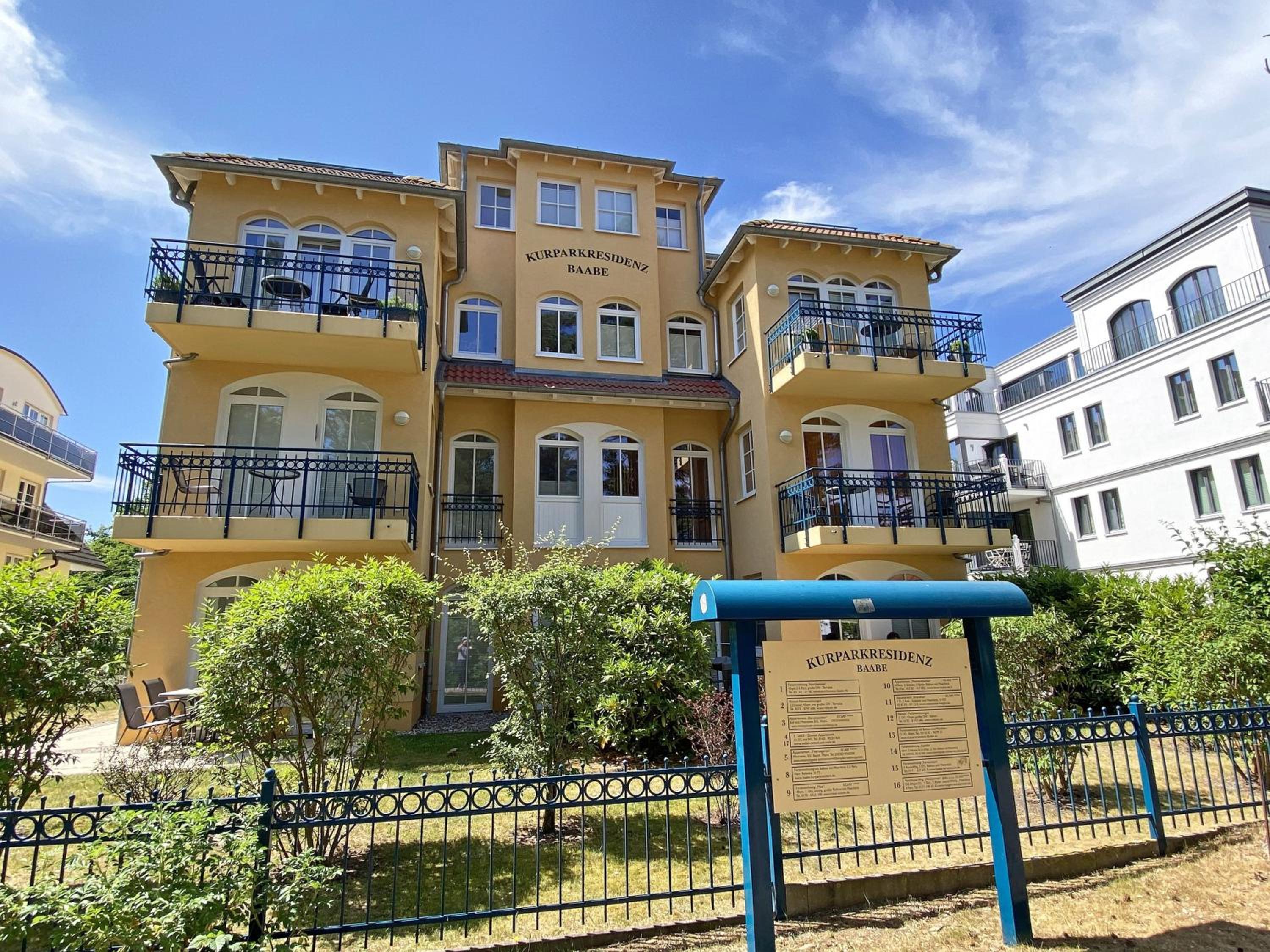 Kurparkresidenz Baabe Whg 15 mit Balkon