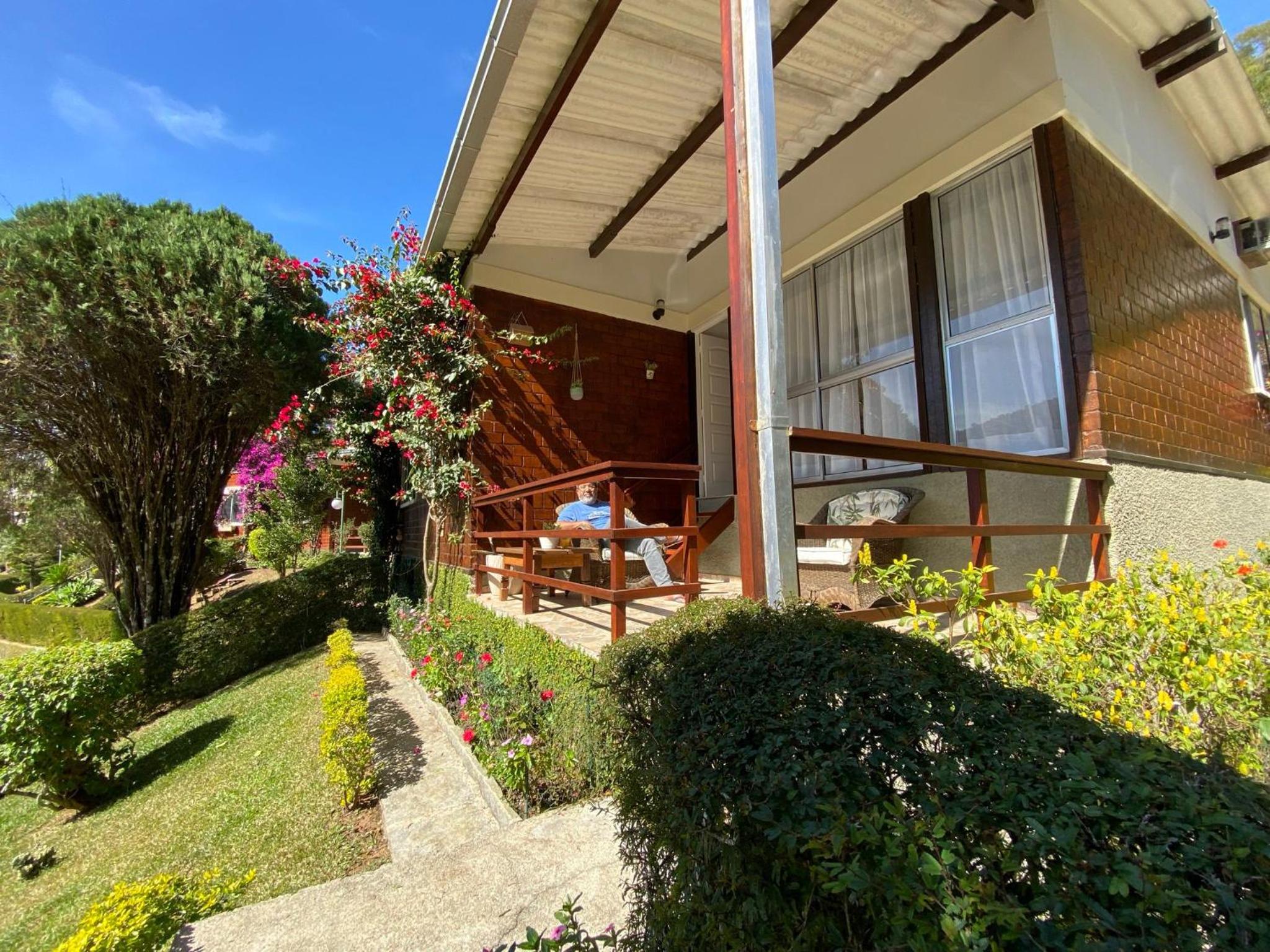 Casa aconchegante com vista para as montanhas