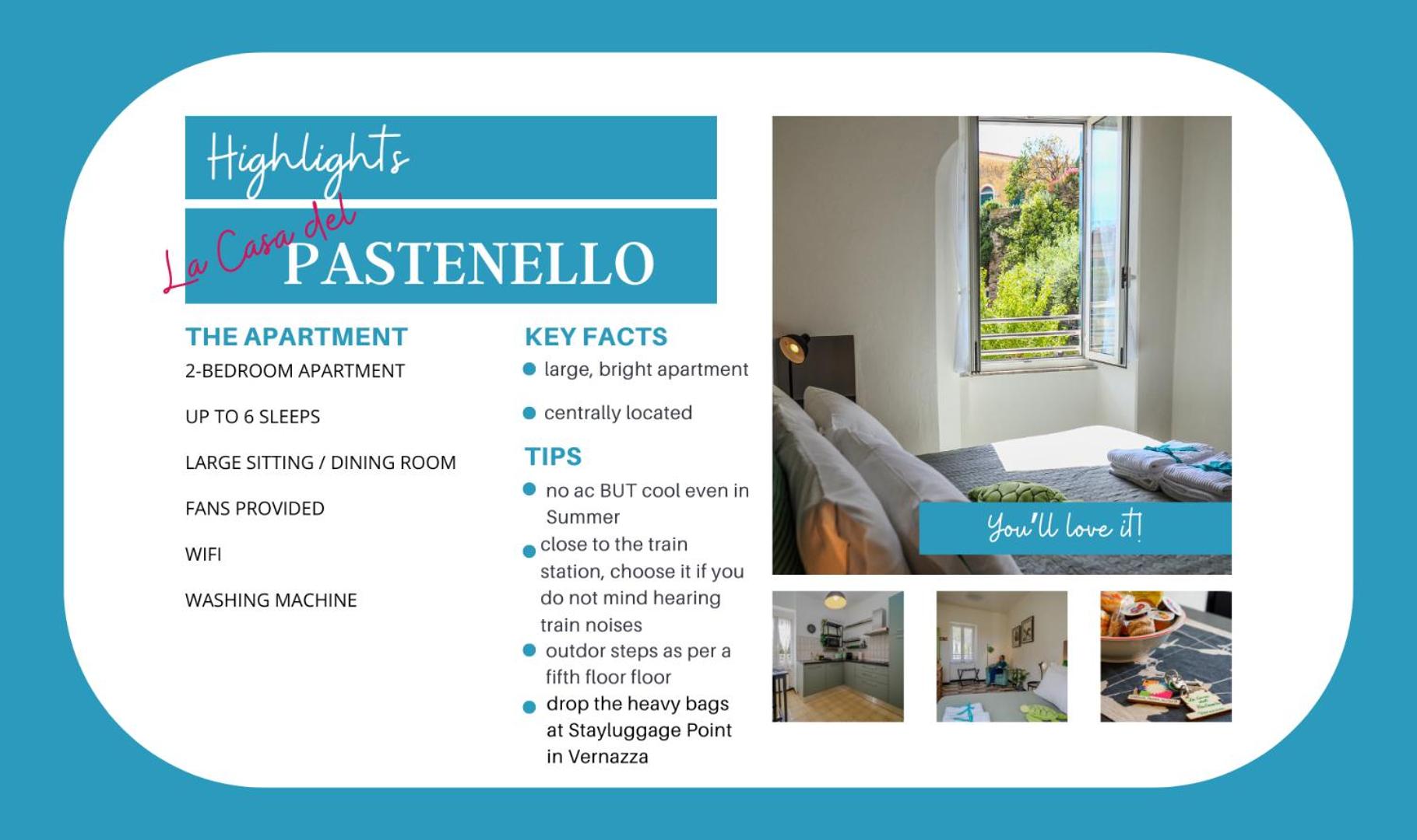 La Casa del Pastenello Family Apartment with AC photo 3