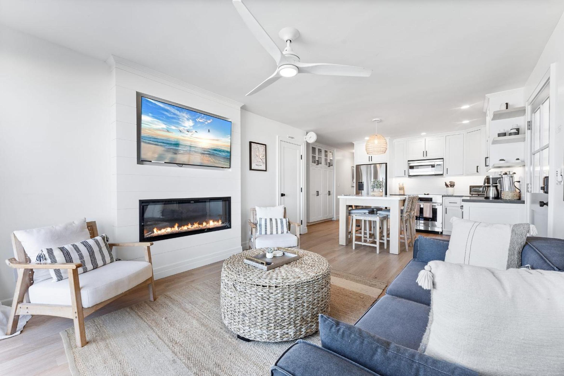 Luxury Ground S Oceanfront Unit with Boardwalk Lounge Firepit - AC view 4