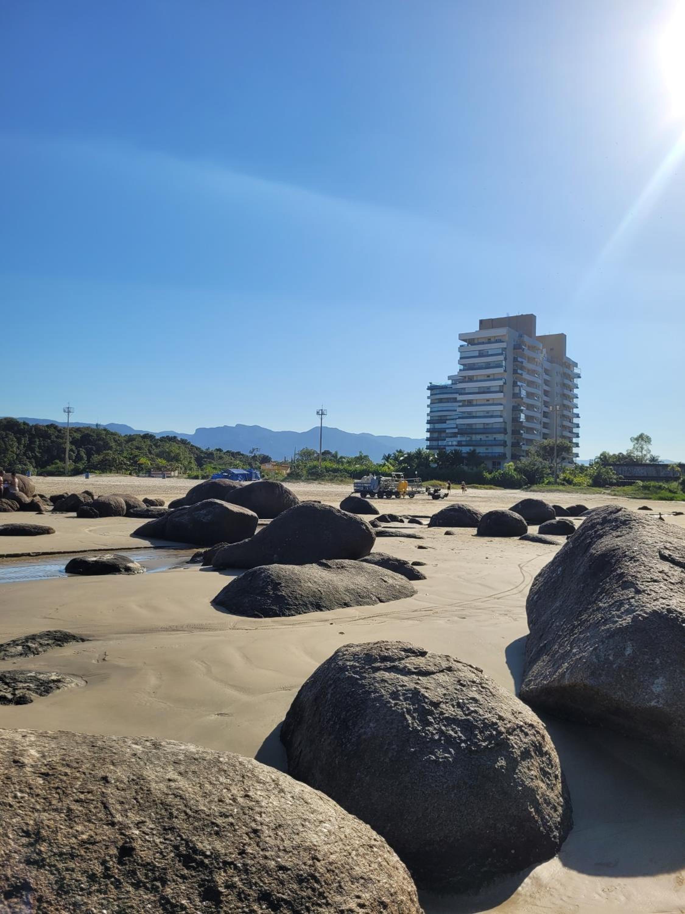 Apartamento pé na areia São Lourenço