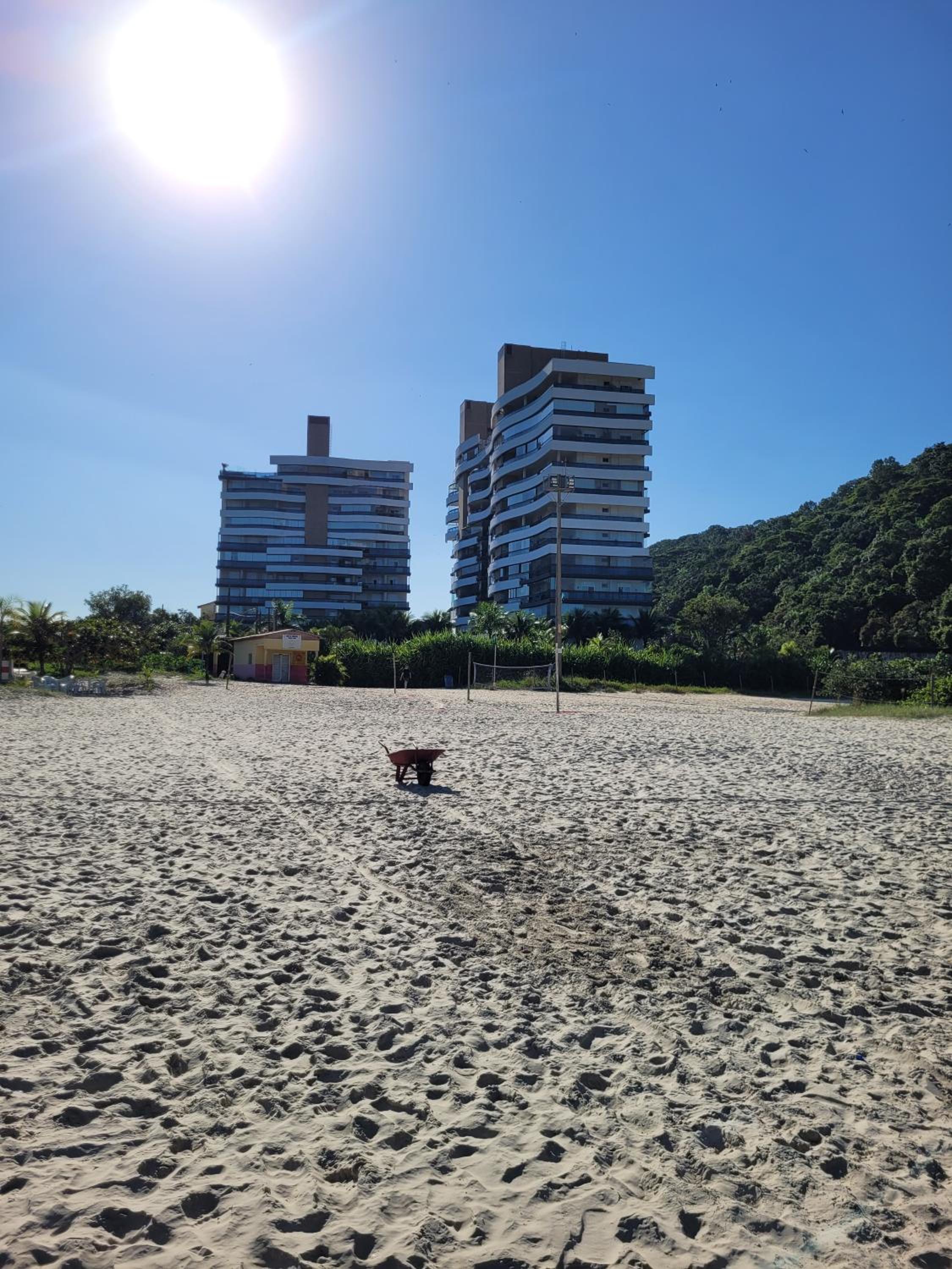 Apartamento pé na areia São Lourenço