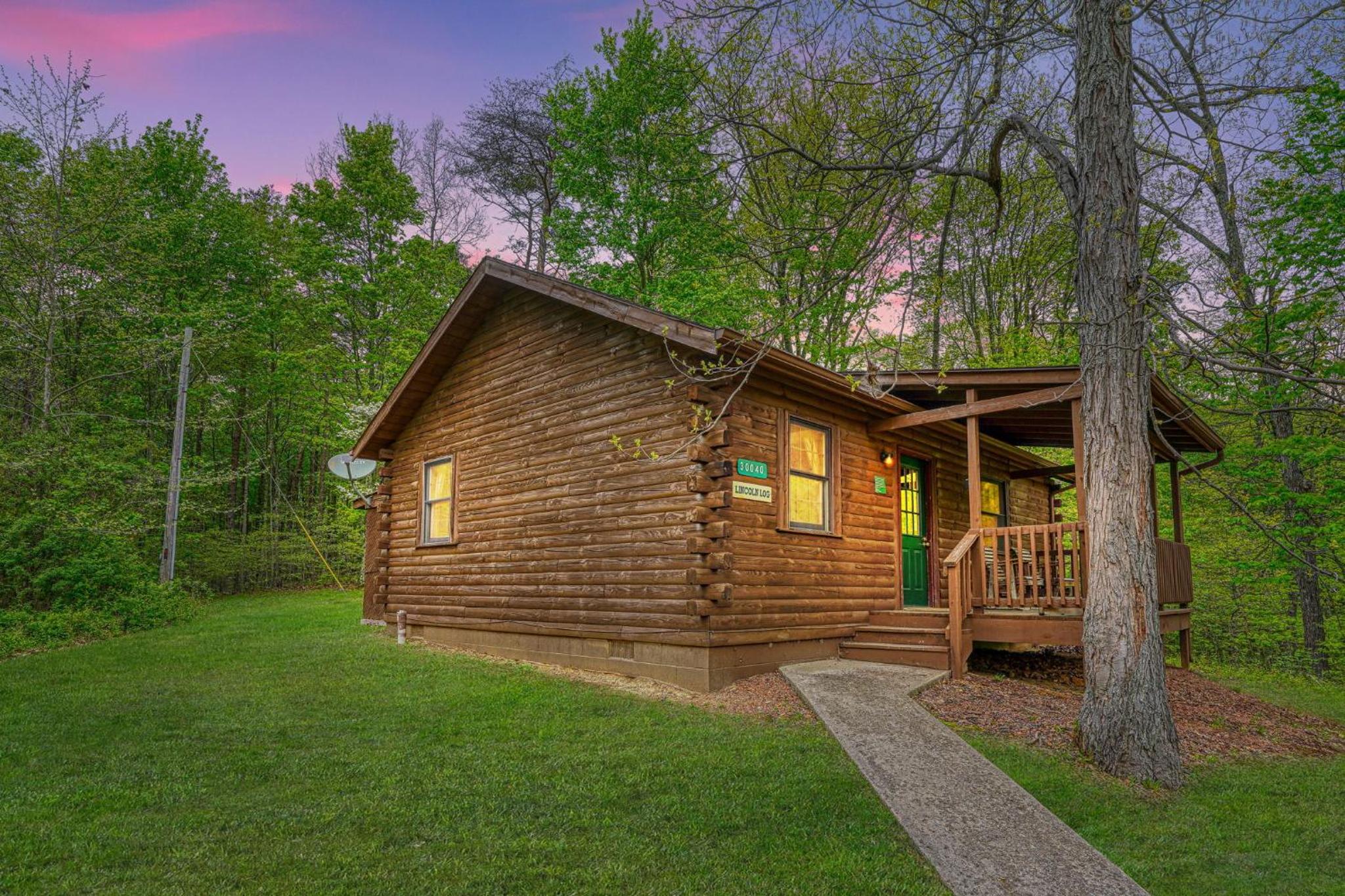 Hotel Blue Rose Cabins - Lincoln Log Cabin