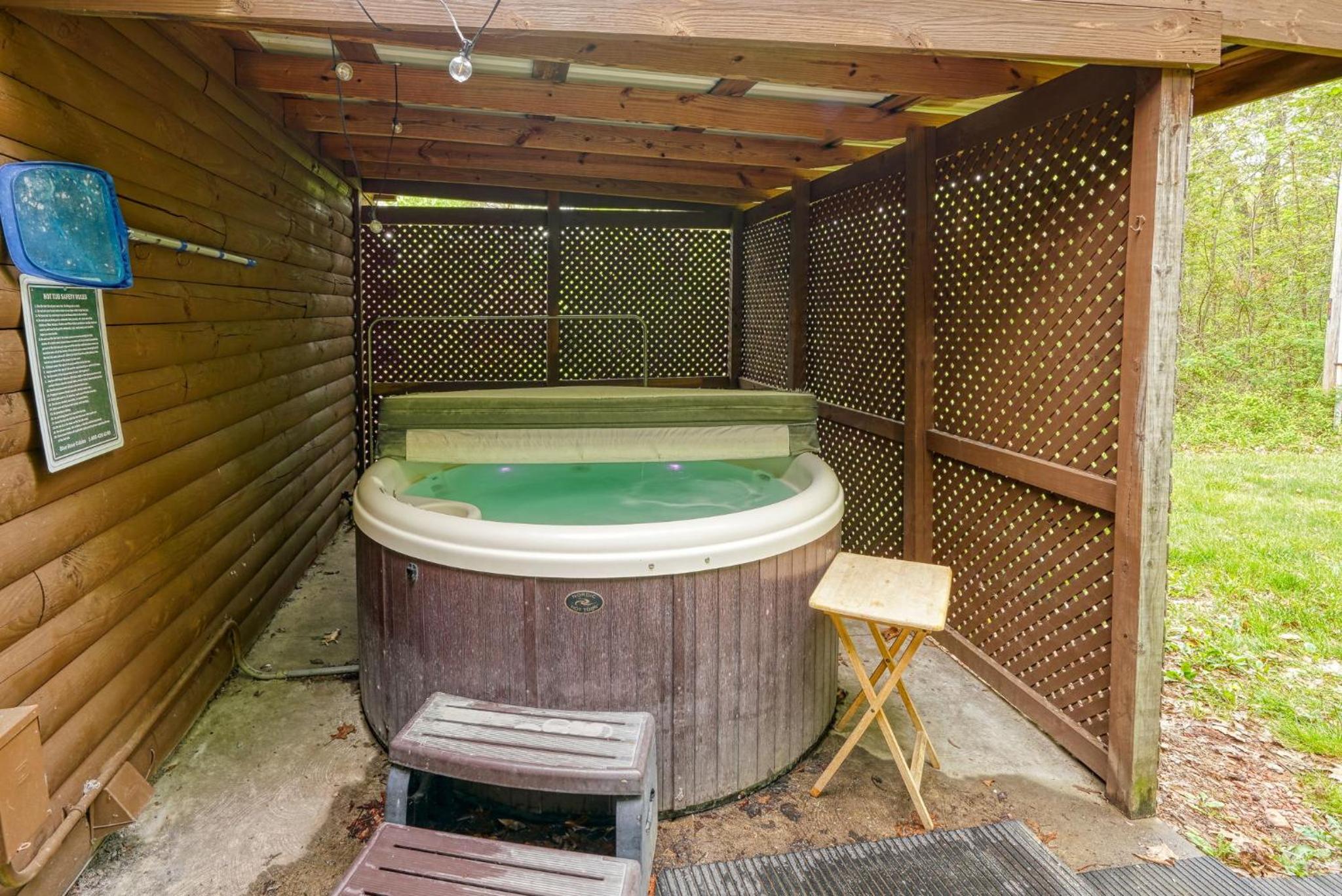 Blue Rose Cabins - Lincoln Log Cabin view 3