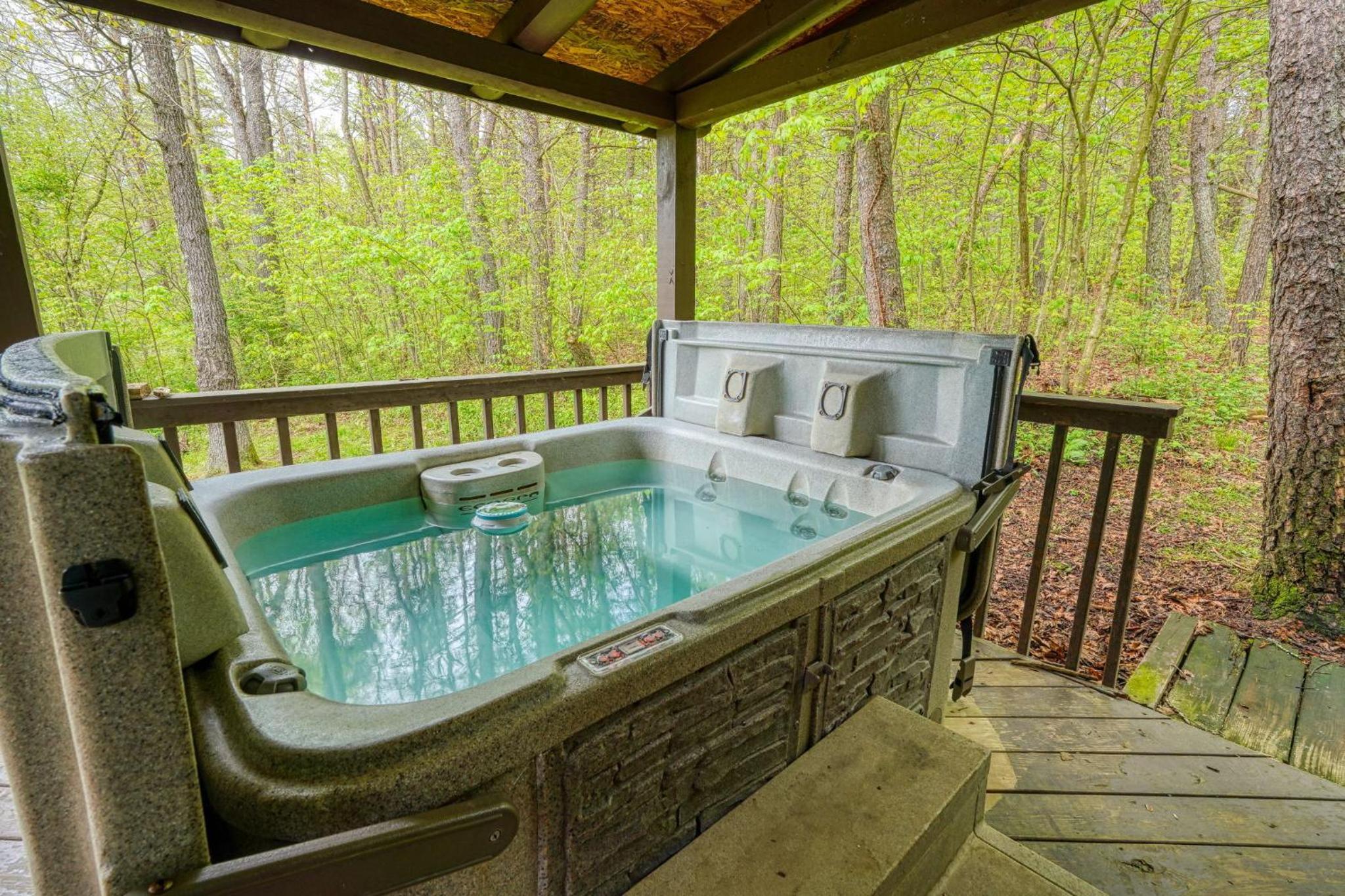 Blue Rose Cabins - Rosewood Cabin view 2