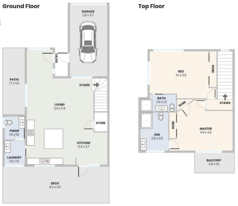 Modern Pet-friendly Mudjimba Townhouse
