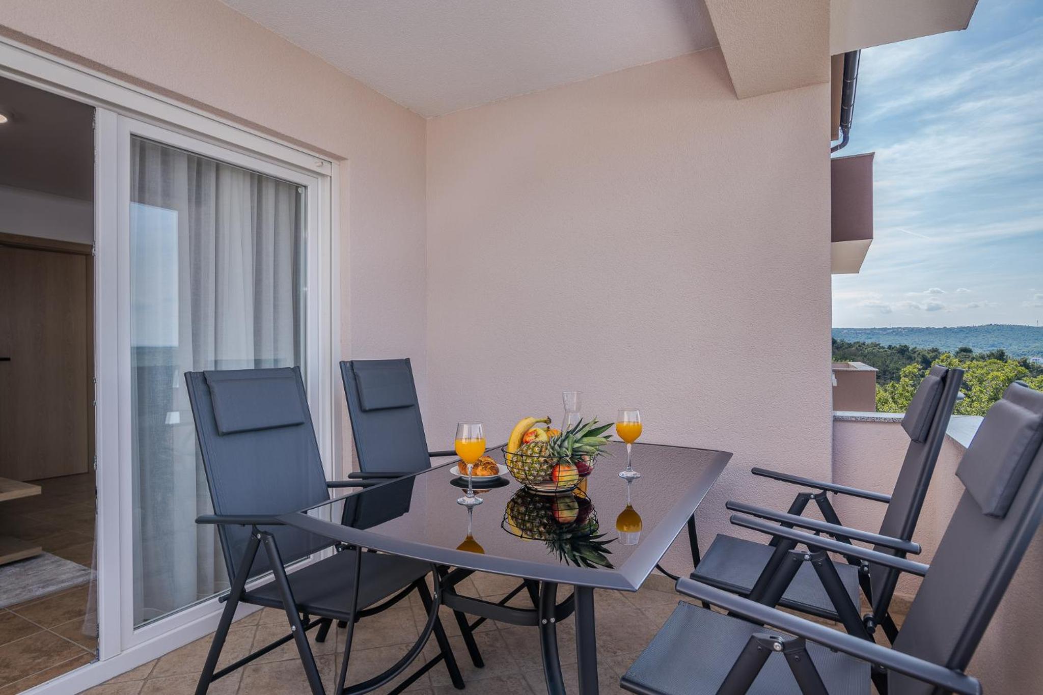 Villa Triés with heated pool in Klimno view 5