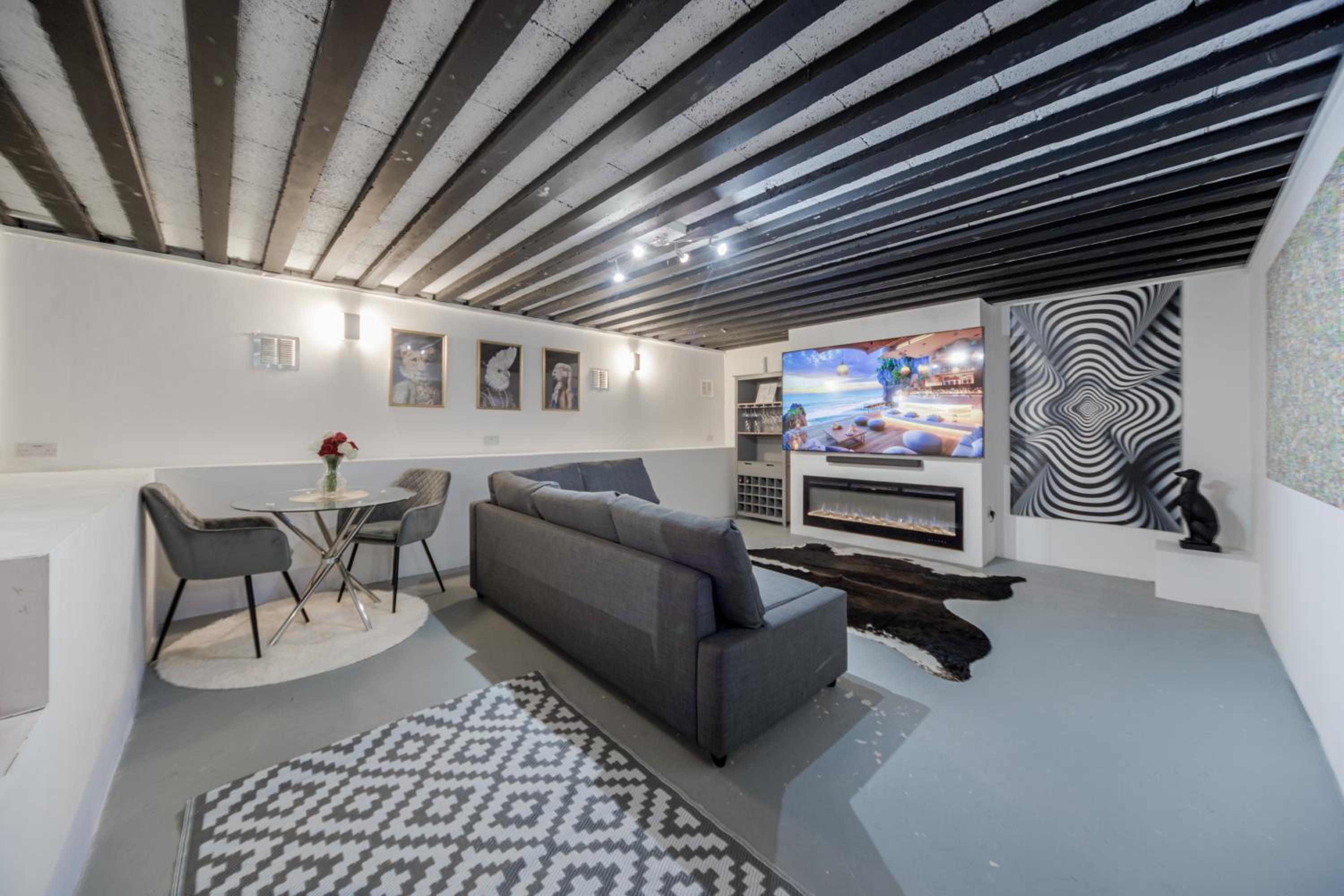 Converted Cinema room into studio apartment view 2
