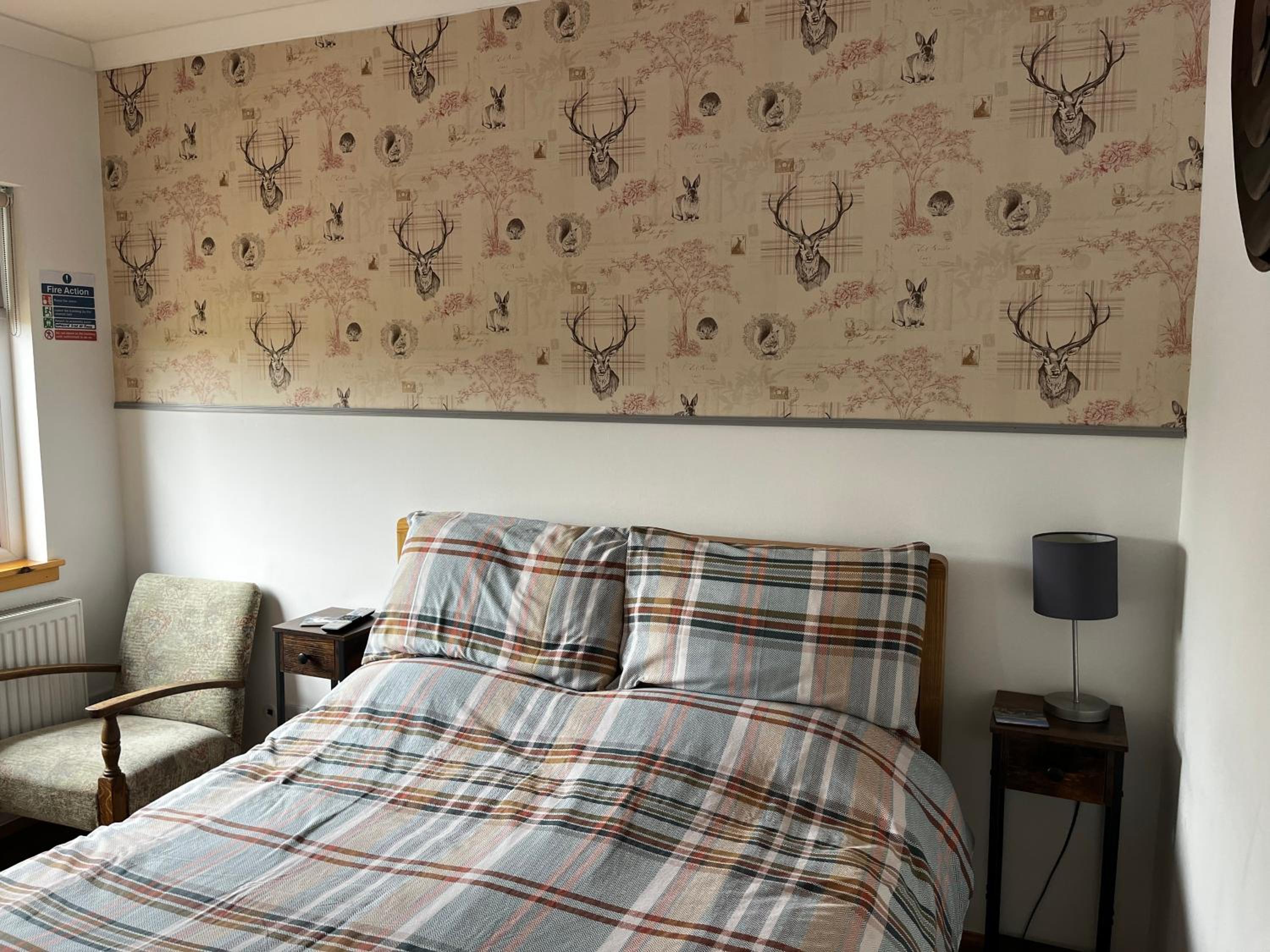 Exclusive Private double room, en-suite wet room Private entrance view 2