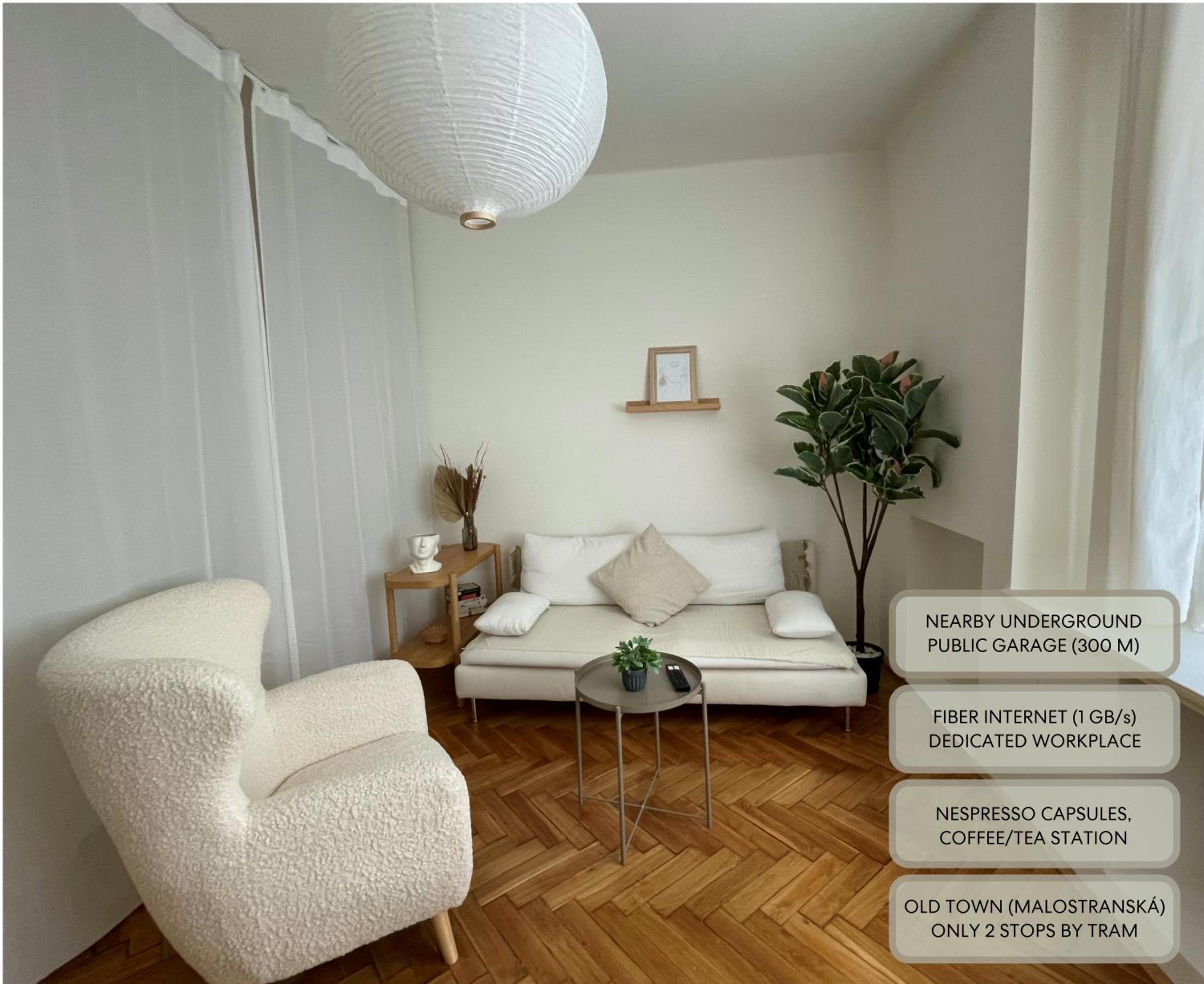 Urban Retreat I Modern Boho Apartments in Lovely Letná District - 10 minutes from Old Town