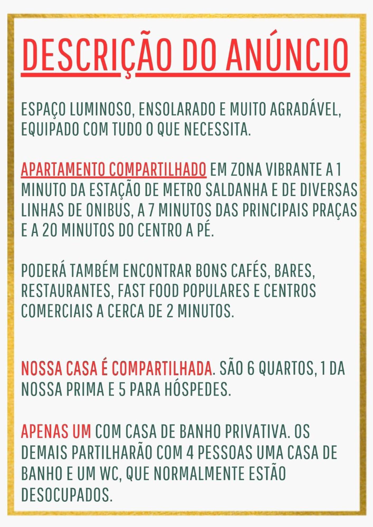 SALDANHA l Iconic Stay Climate Comfort 1 min to Metro, Near Coworks and Eduardo VII Park
