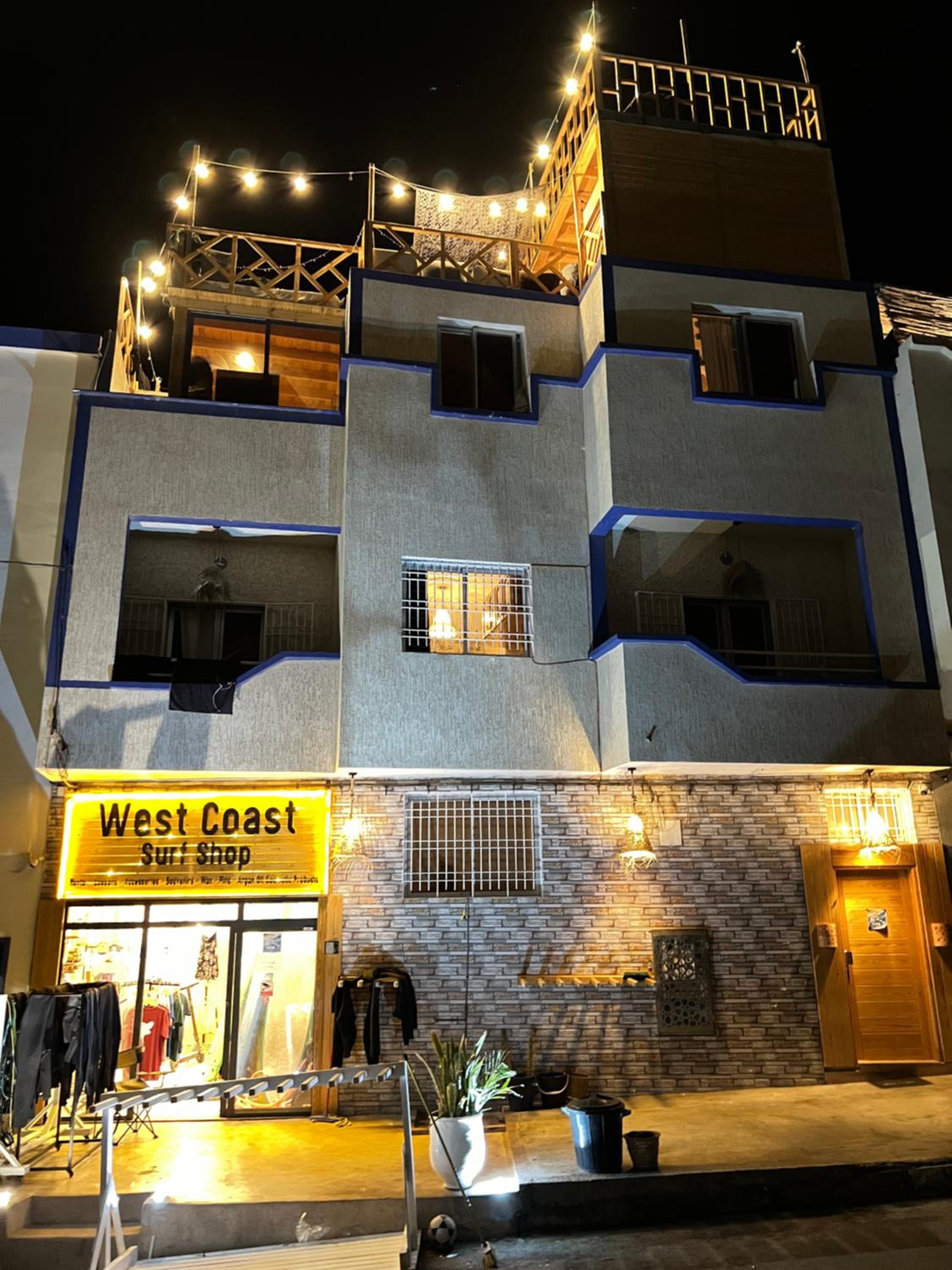 West coast surf house view 2