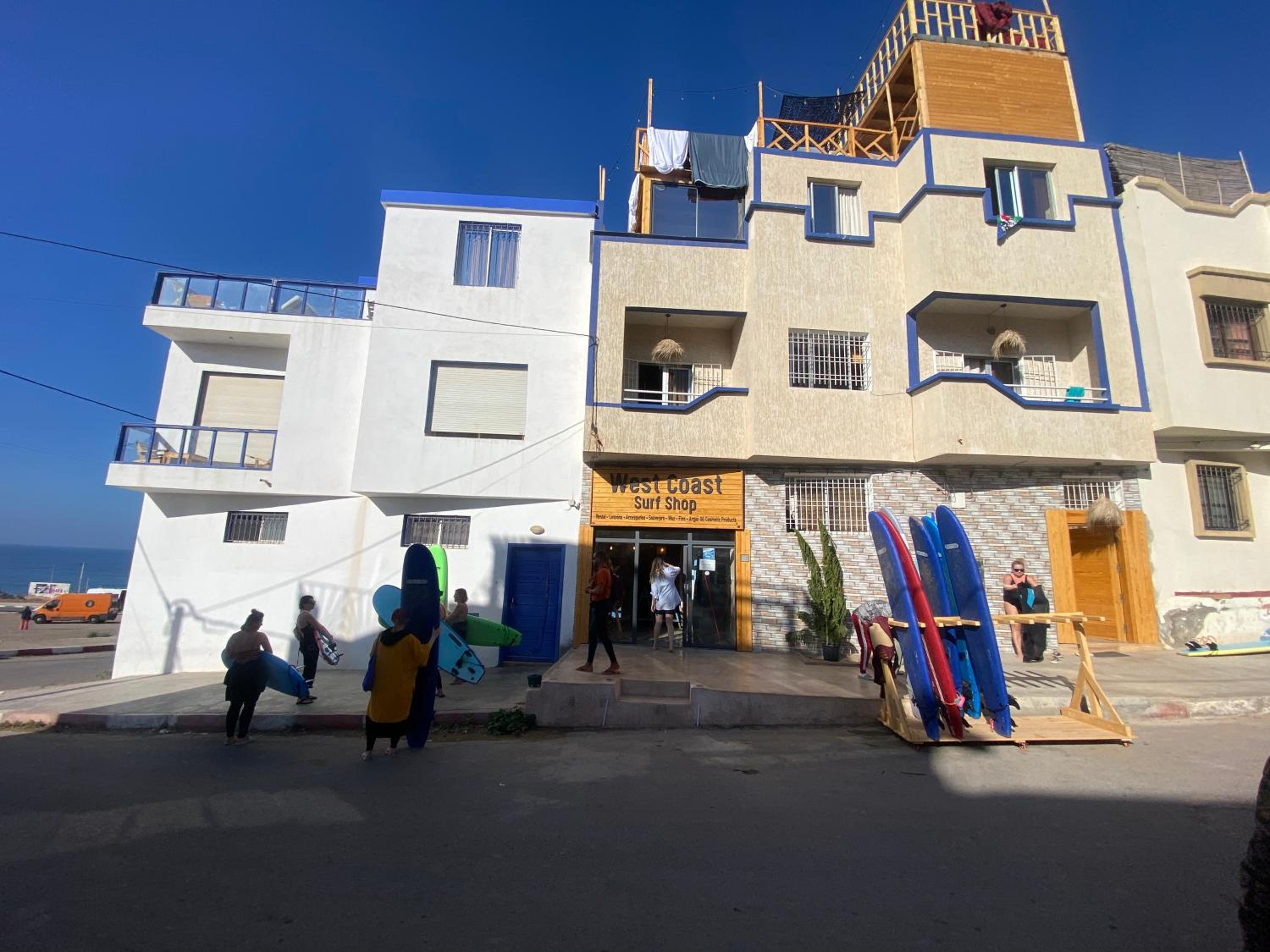 West coast surf house